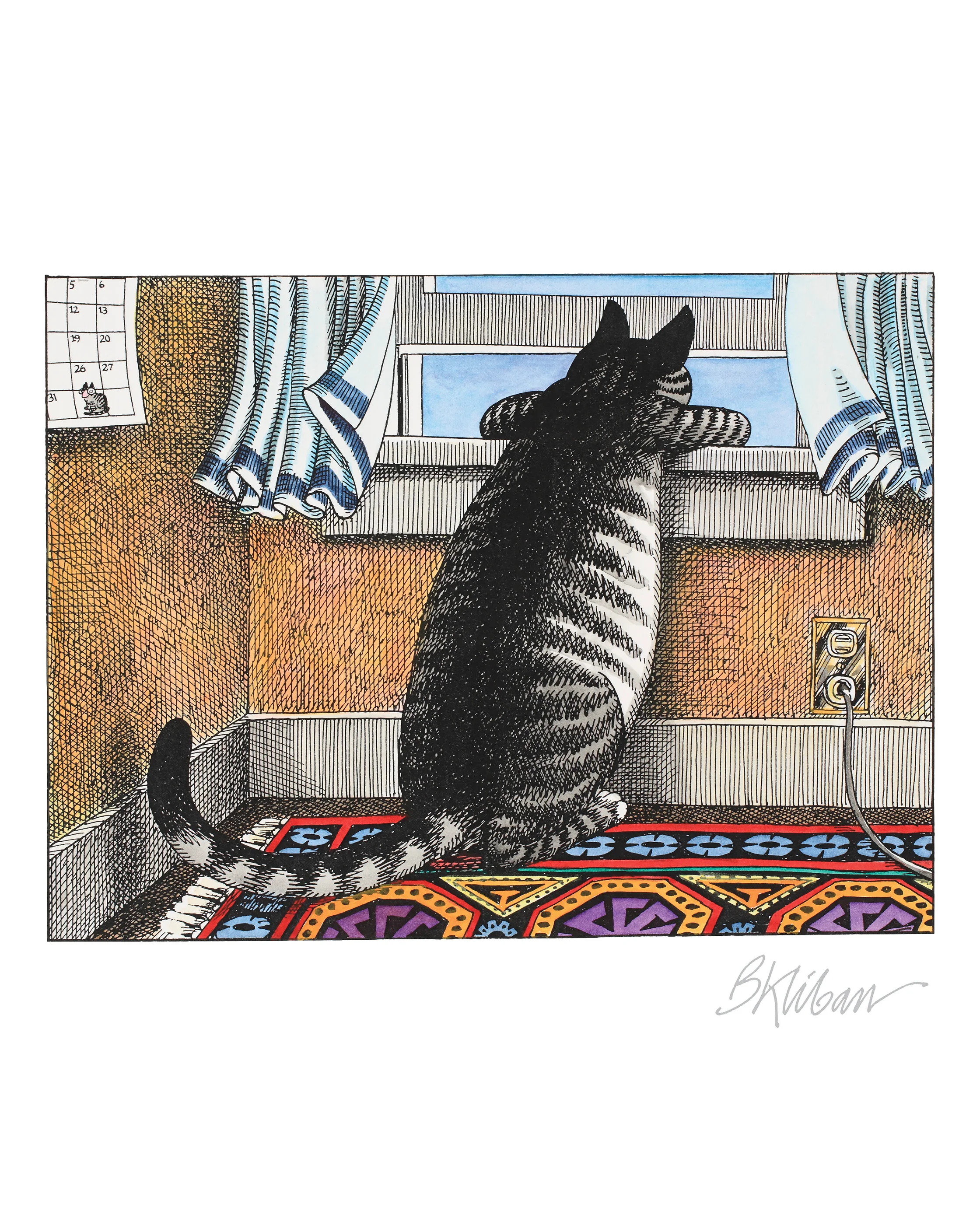 B. Kliban: CatCalendar 2027 Mini Wall Calendar - Image 2