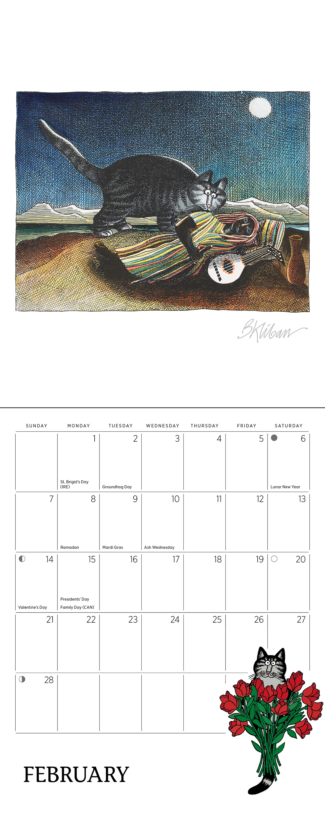 B. Kliban: CatCalendar 2027 Mini Wall Calendar - Image 4