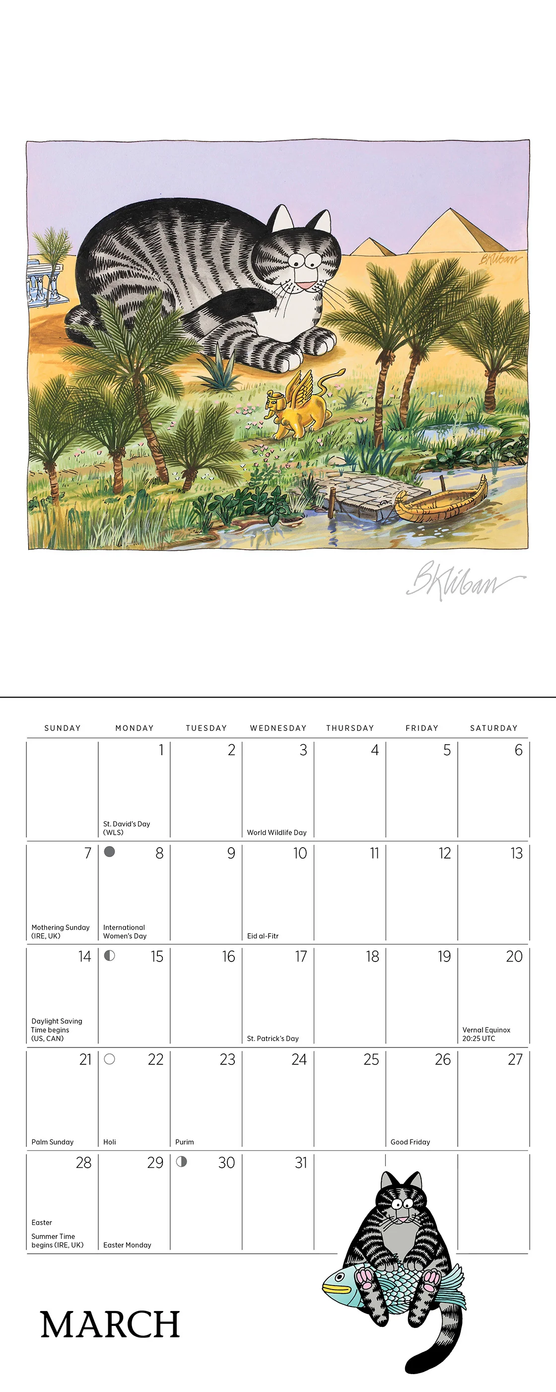 B. Kliban: CatCalendar 2027 Mini Wall Calendar - Image 5