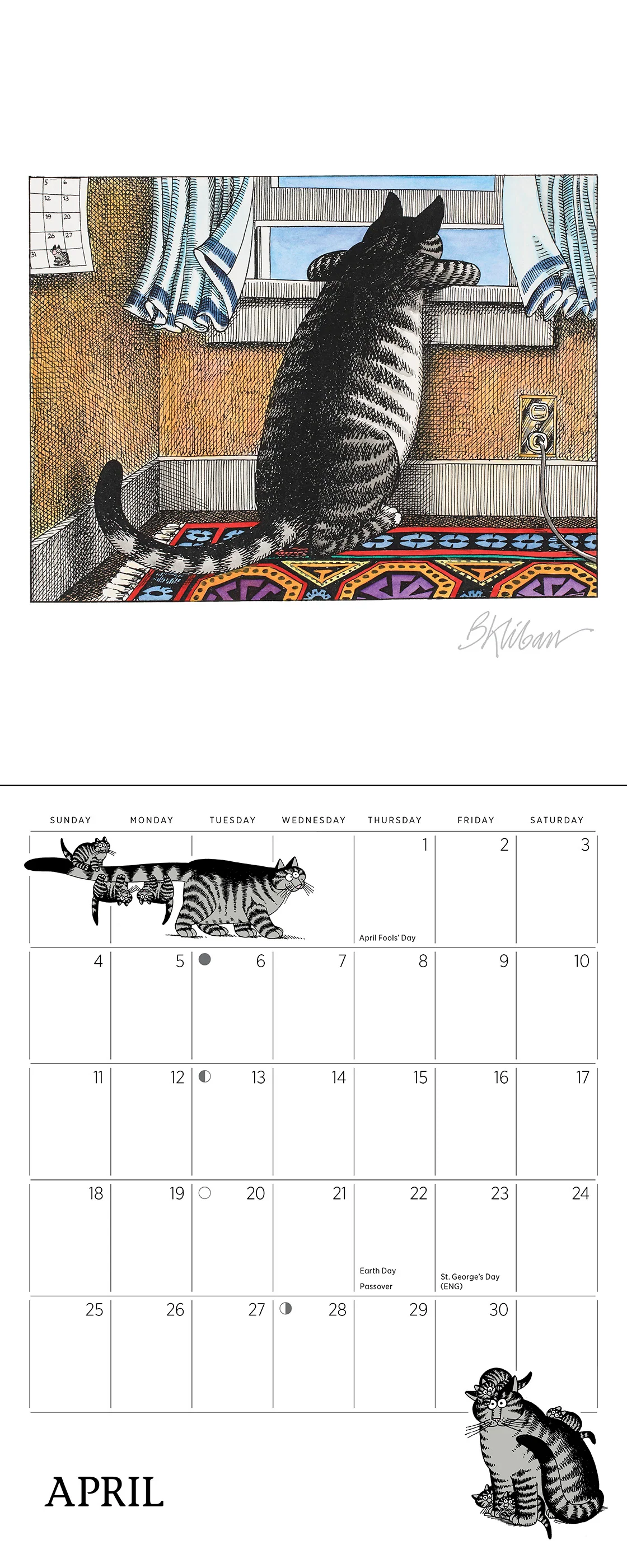 B. Kliban: CatCalendar 2027 Mini Wall Calendar - Image 6