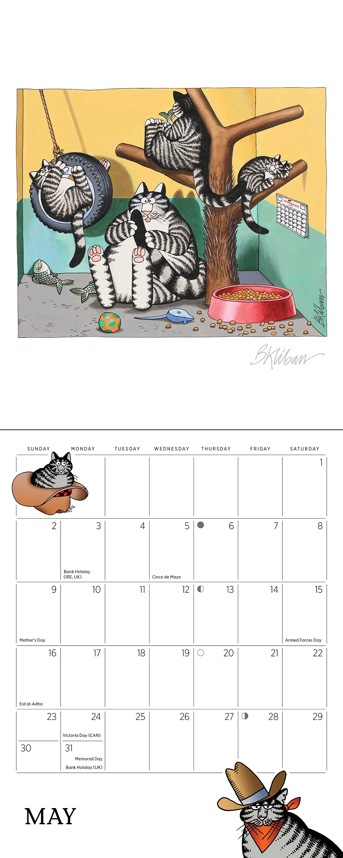 B. Kliban: CatCalendar 2027 Mini Wall Calendar - Image 7