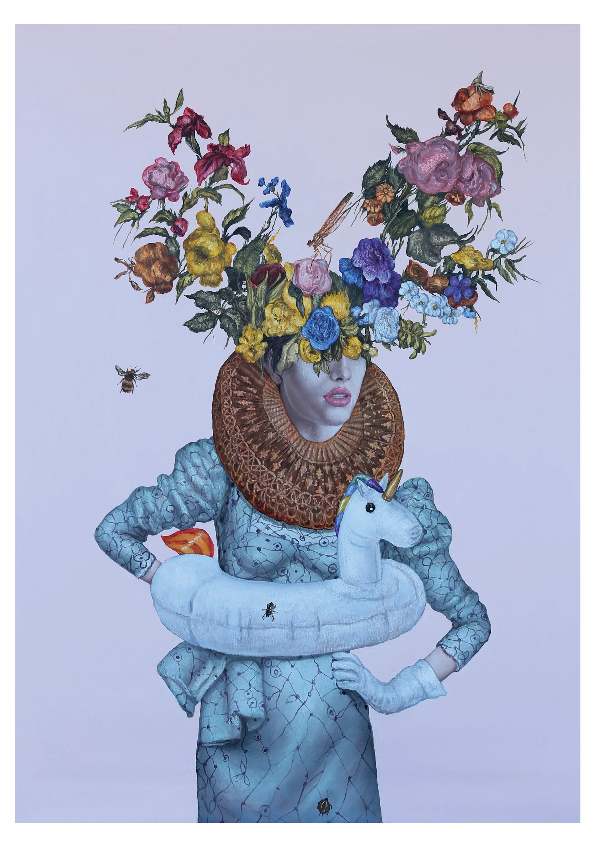 Carlos GĂĄmez de Francisco: The Lady and the Unicorn III Notecard
