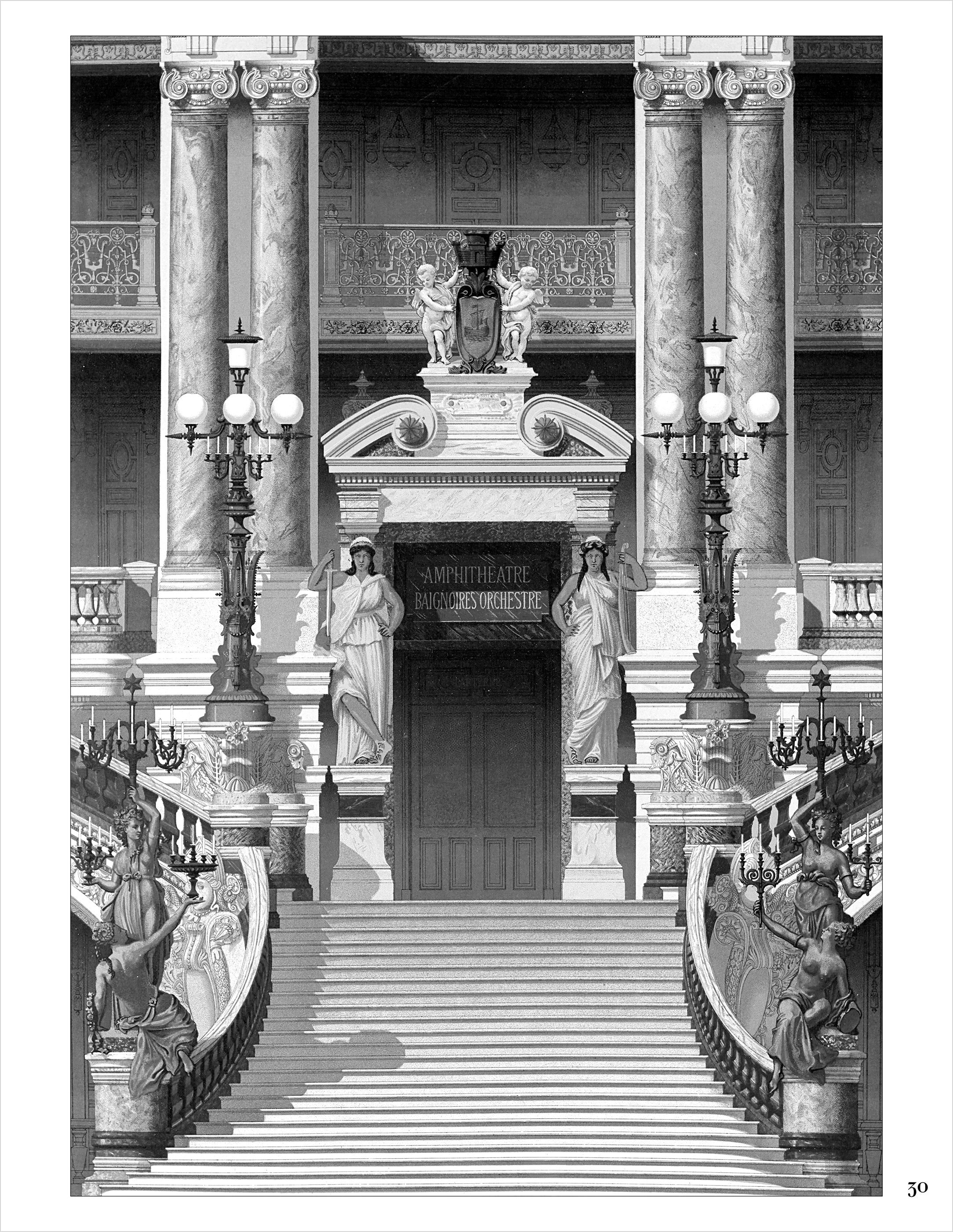 Charles Garnier: Designs for the Paris Opera House Colouring Book - Image 2