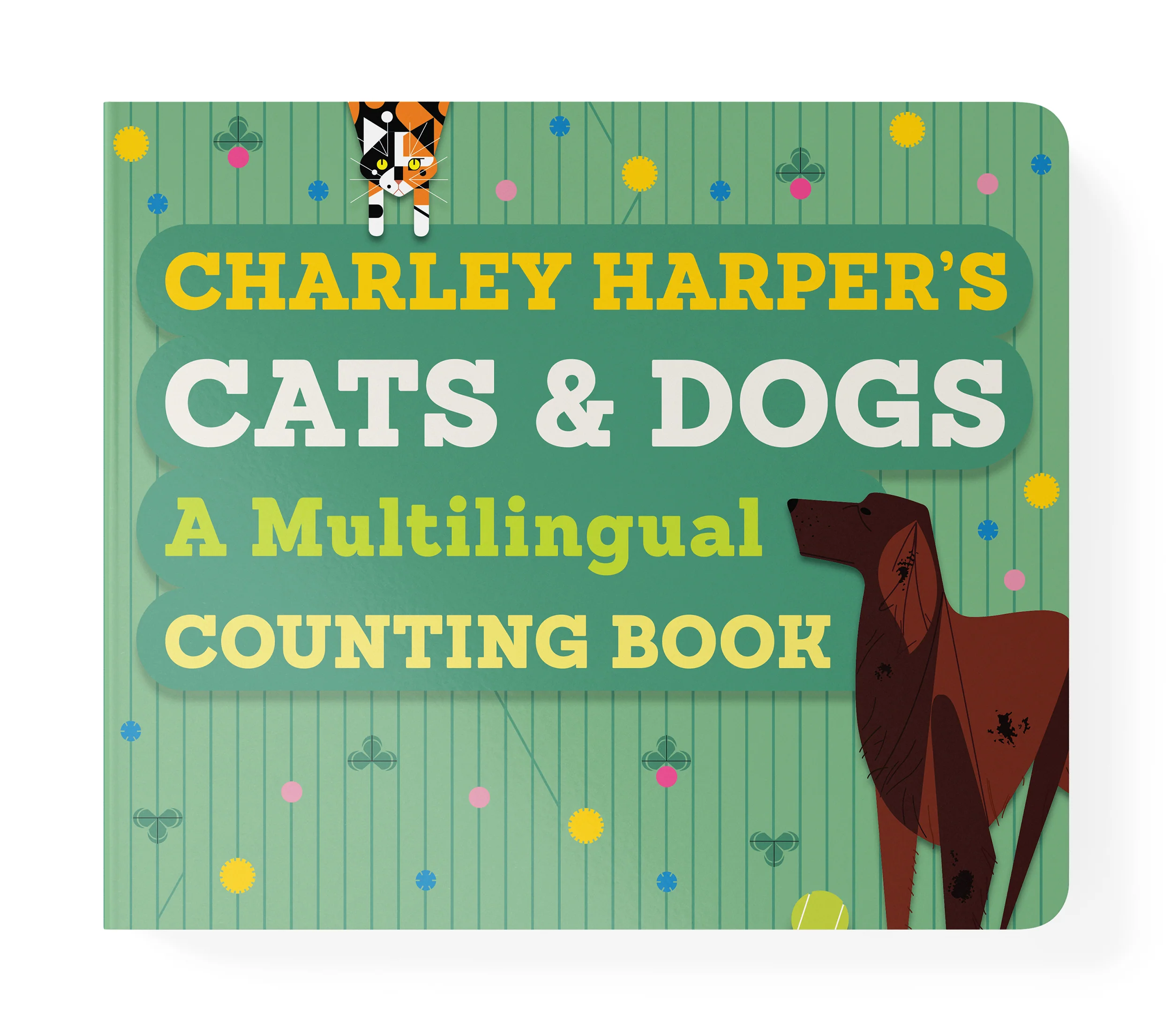 Charley Harper’s Cats and Dogs: Multilingual Counting Book - Image 2