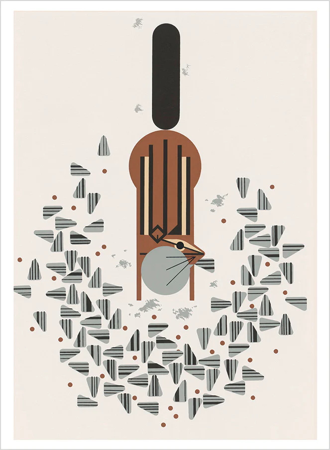 Charley Harper: The Animal Kingdom Book of Postcards - Image 5