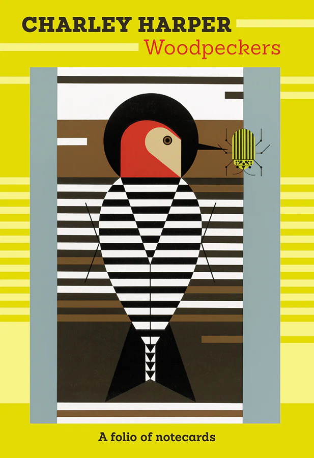 Charley Harper: Woodpeckers Notecard Folio