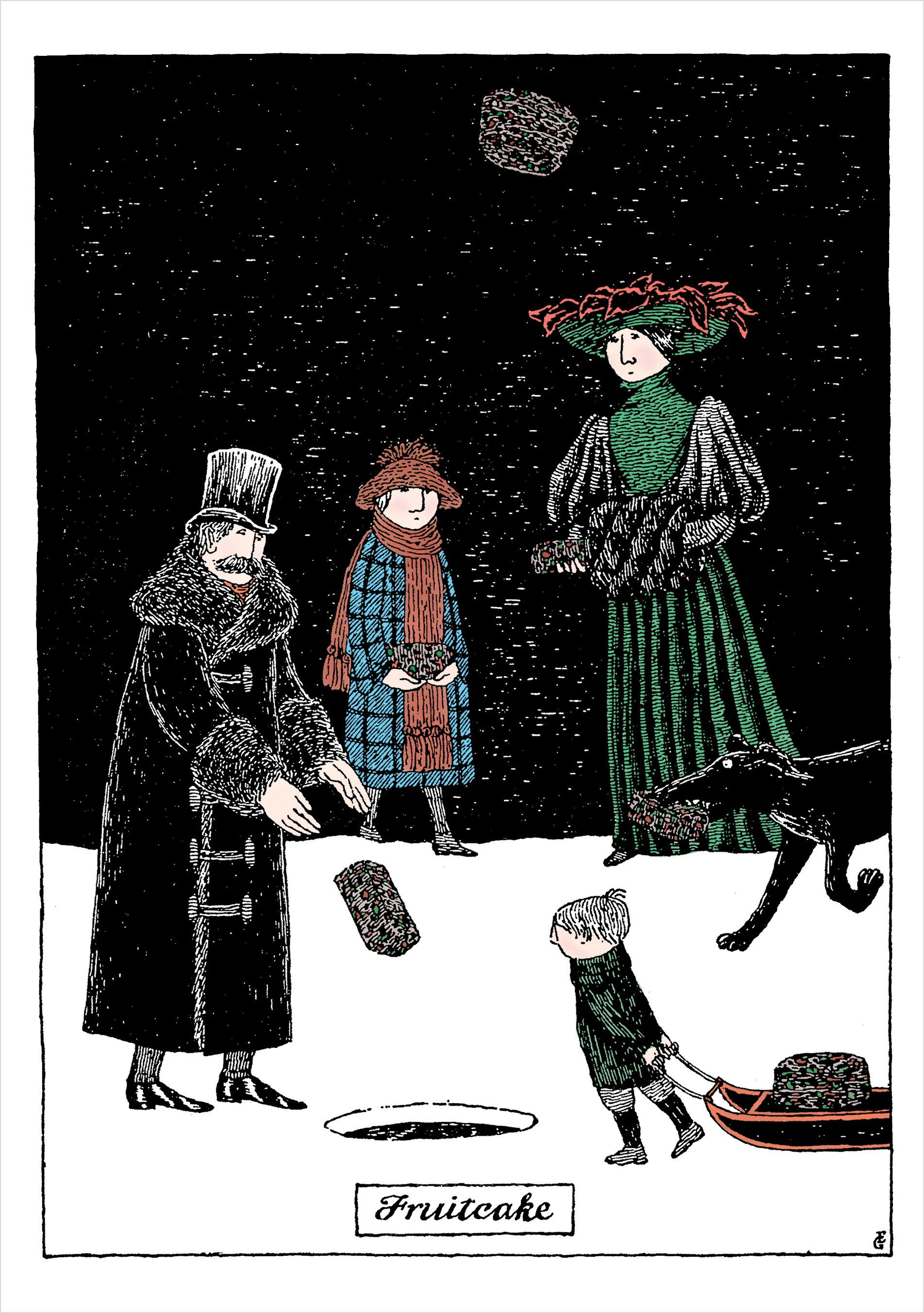 Edward Gorey Holiday Card Assortment - Image 4