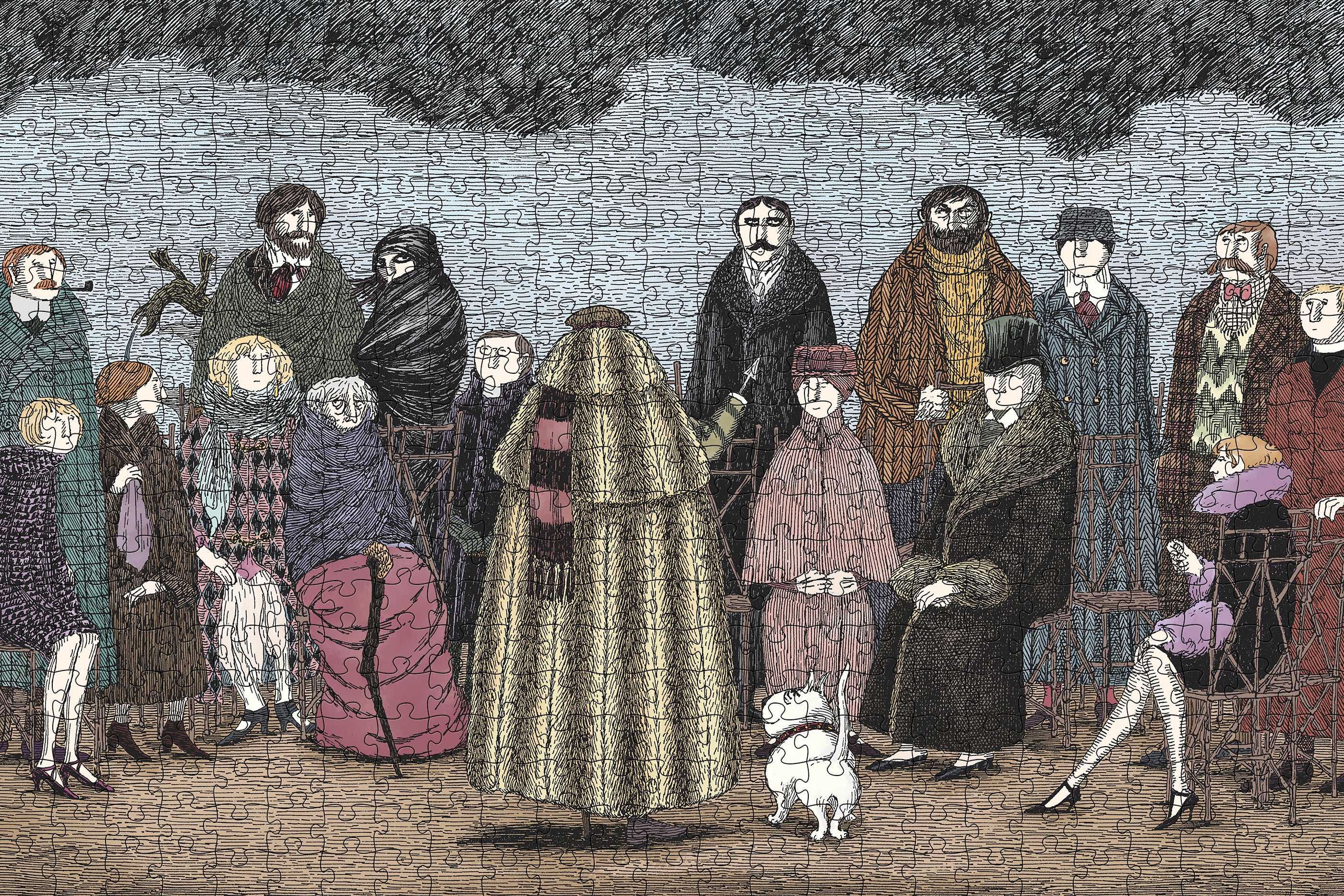 Edward Gorey: The Awdrey-Gore Legacy 500-Piece Jigsaw Puzzle - Image 2