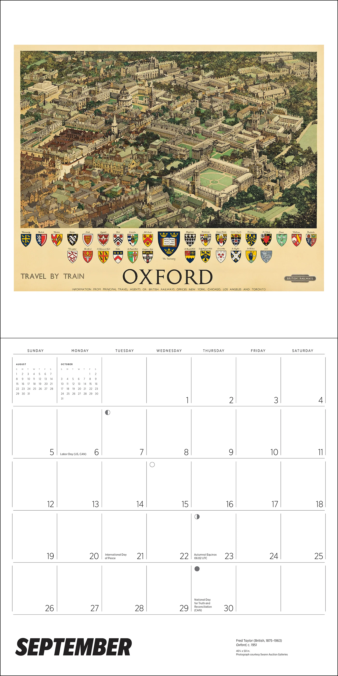England by Rail: Vintage Travel Posters 2027 Wall Calendar - Image 2