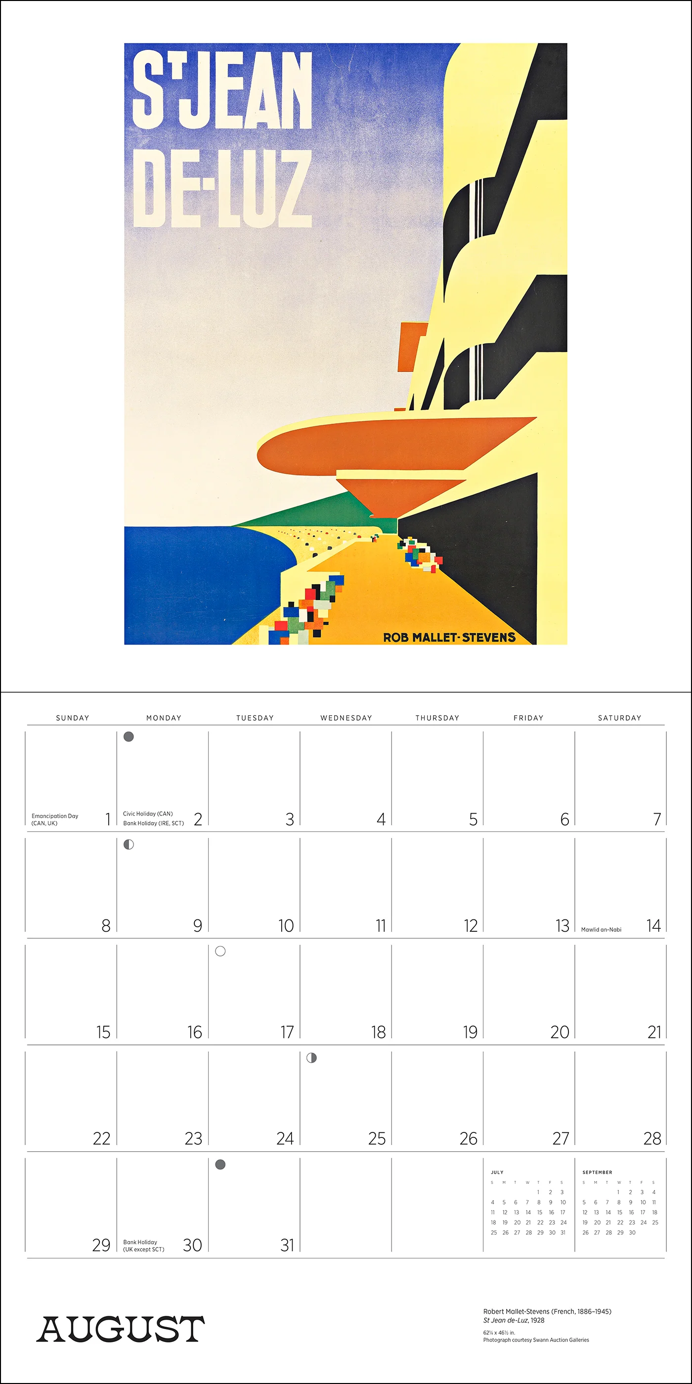 France: Vintage Travel Posters 2027 Wall Calendar - Image 2
