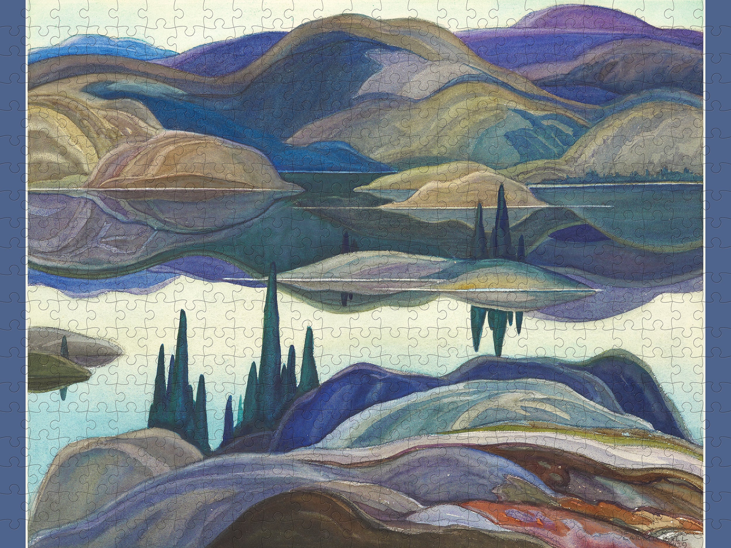 Franklin Carmichael: Mirror Lake 500-Piece Jigsaw Puzzle - Image 2