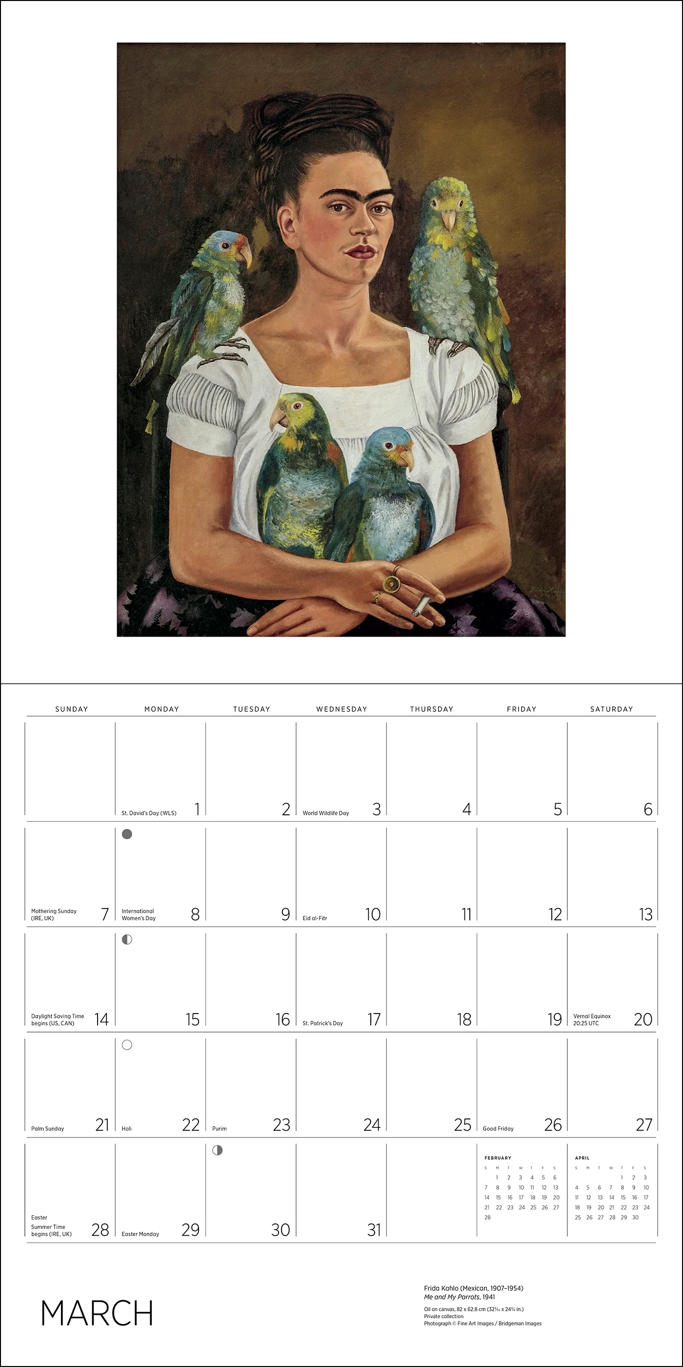 Frida Kahlo 2027 Wall Calendar - Image 4