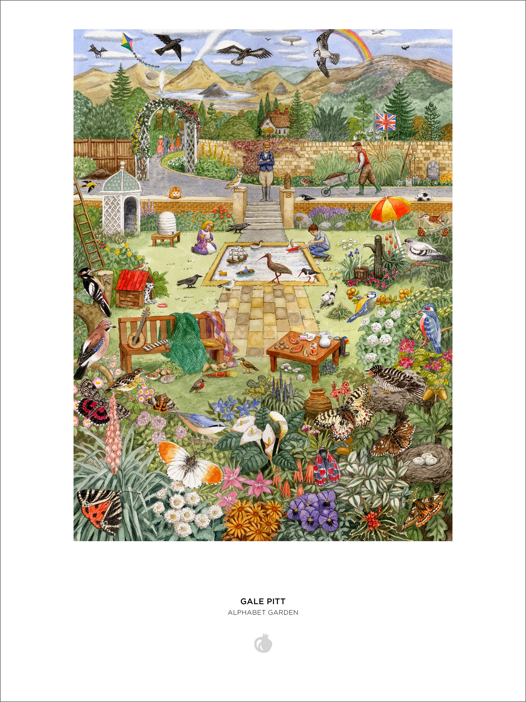 Gale Pitt: Alphabet Garden 1000-Piece Jigsaw Puzzle - Image 3