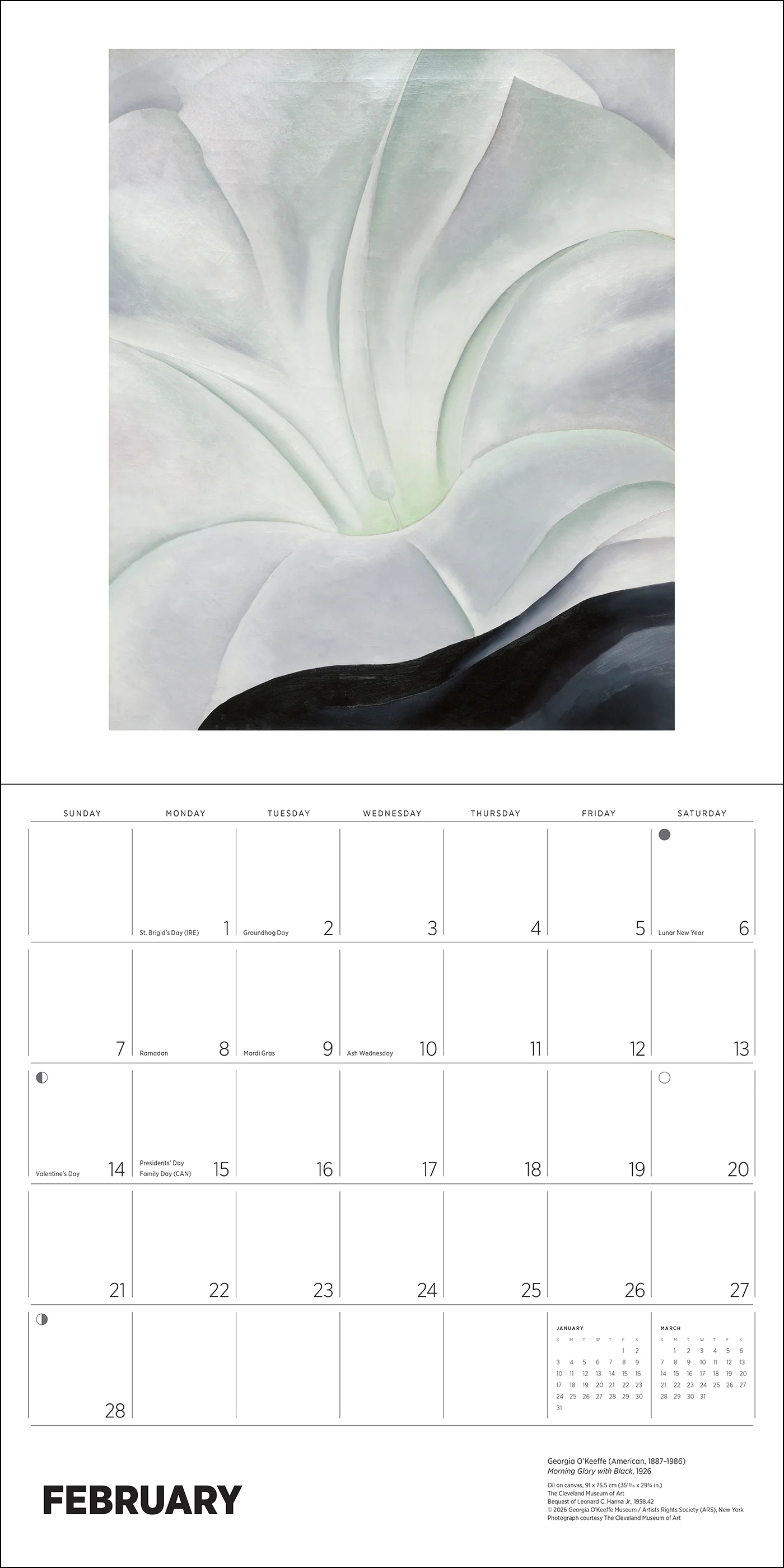 Georgia O'Keeffe 2027 Wall Calendar - Image 6