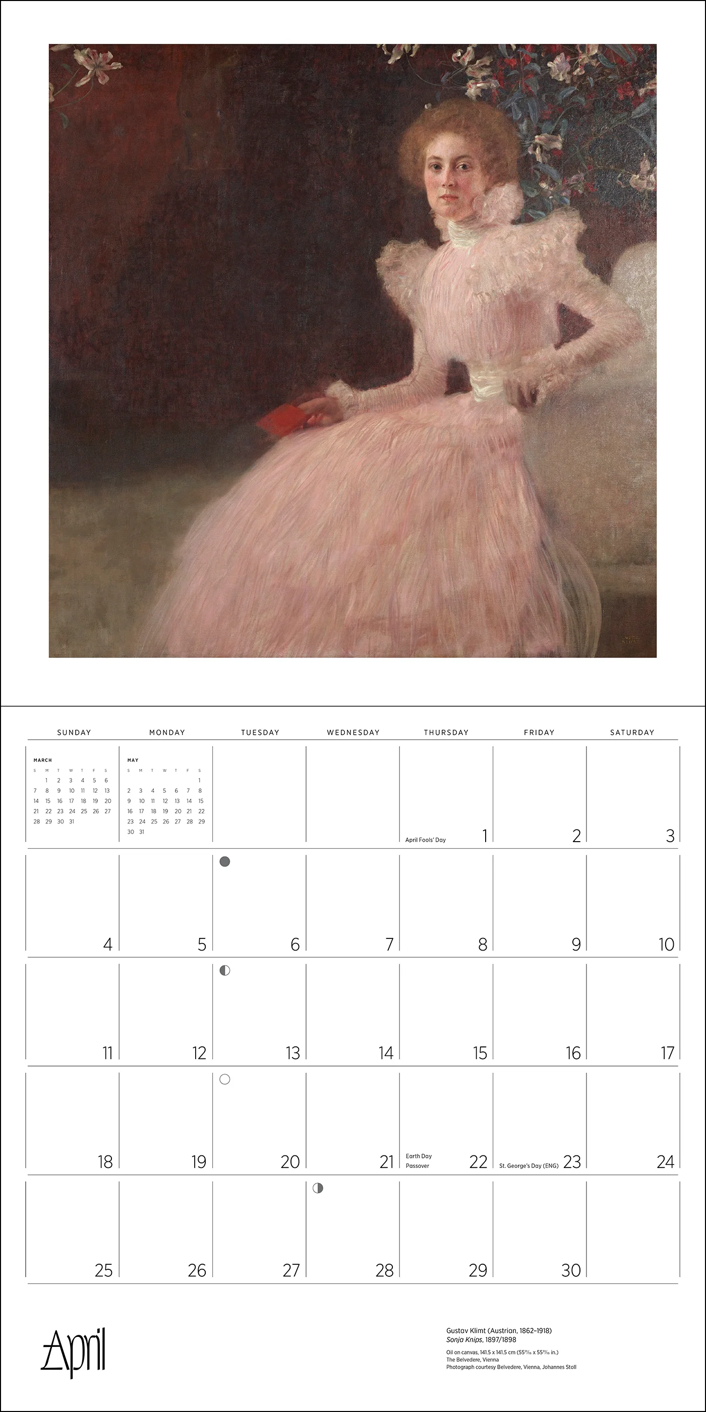 Gustav Klimt 2027 Wall Calendar - Image 5