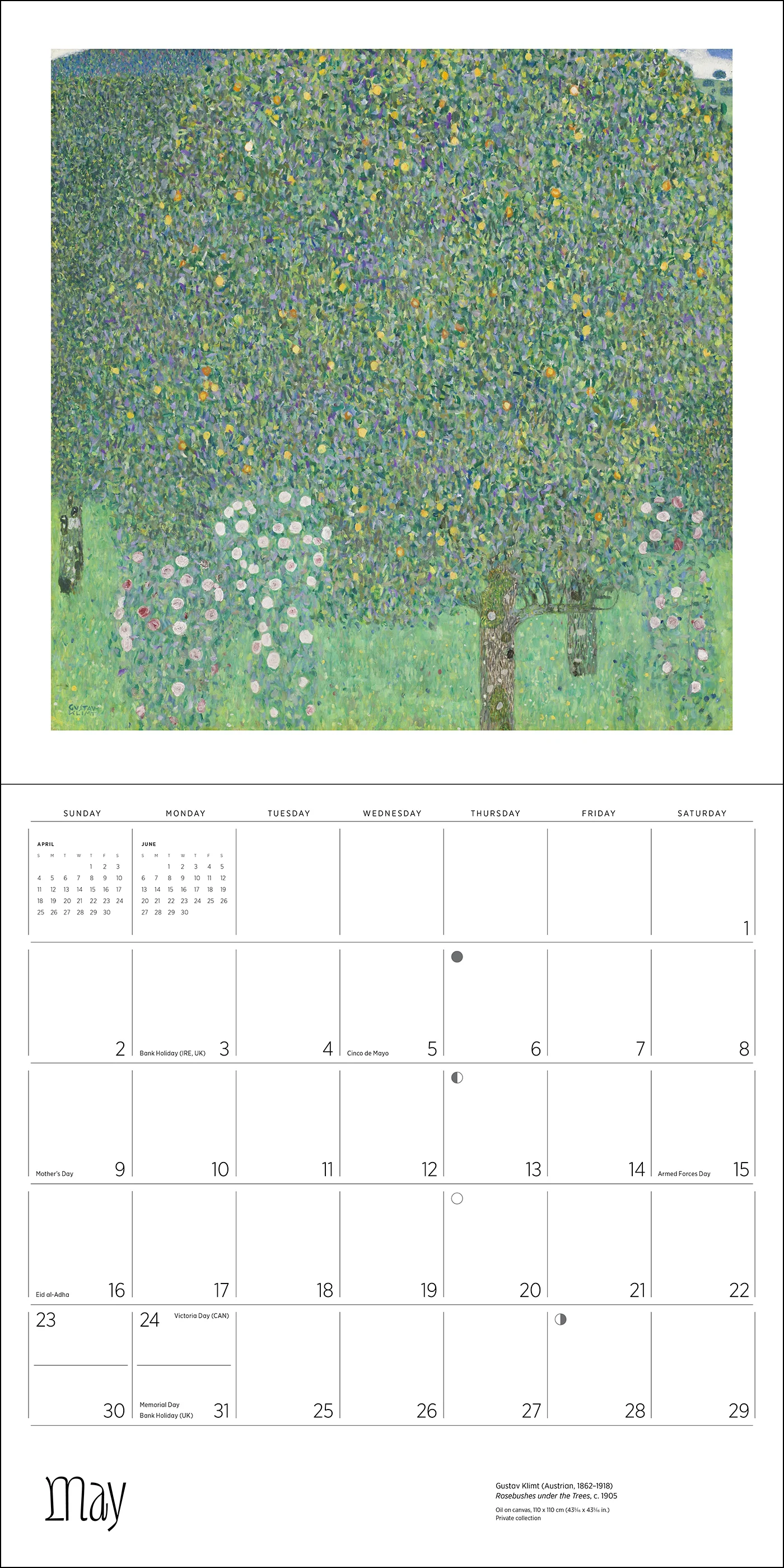 Gustav Klimt 2027 Wall Calendar - Image 6