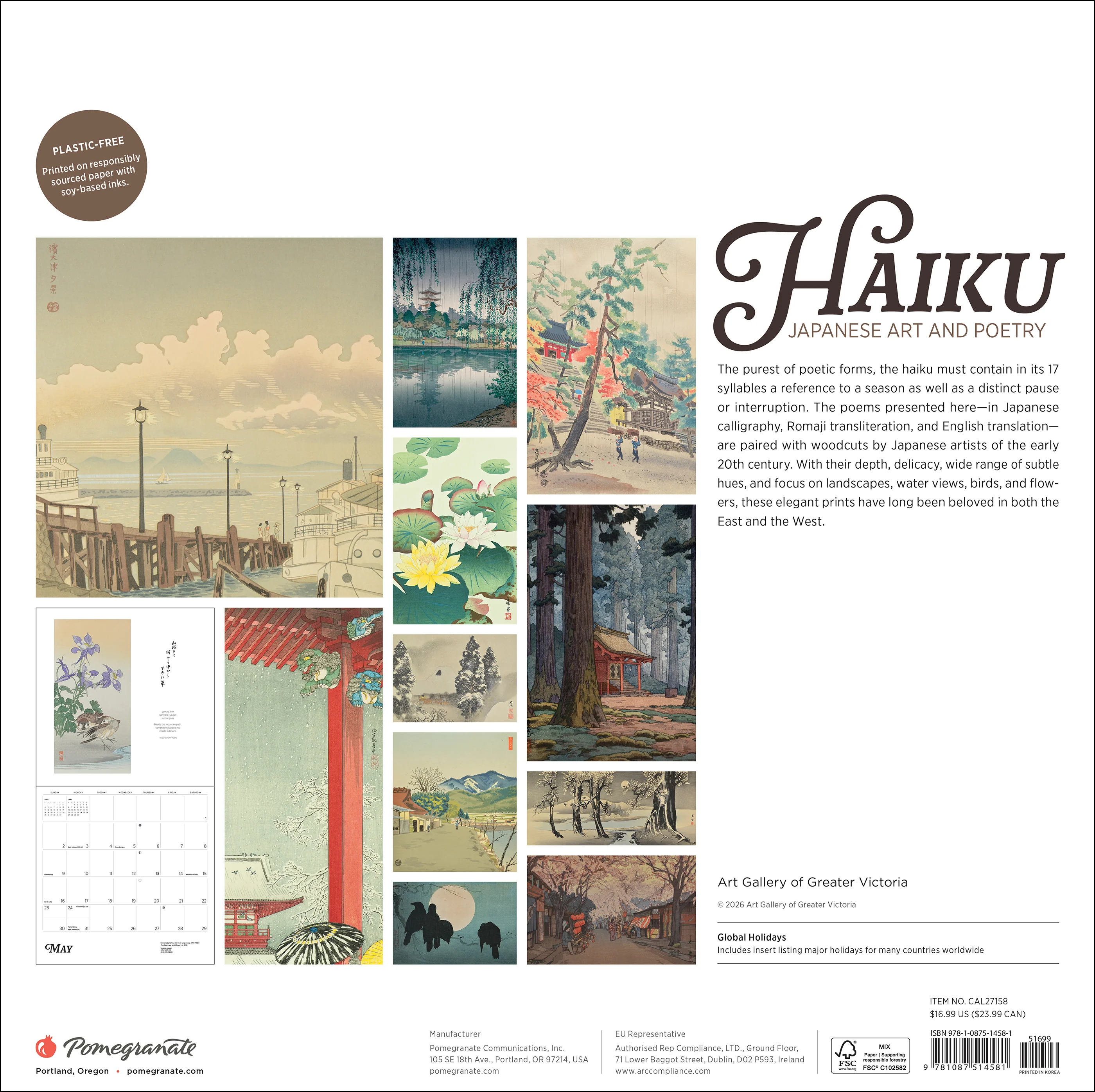 Haiku: Japanese Art and Poetry 2027 Wall Calendar - Image 8