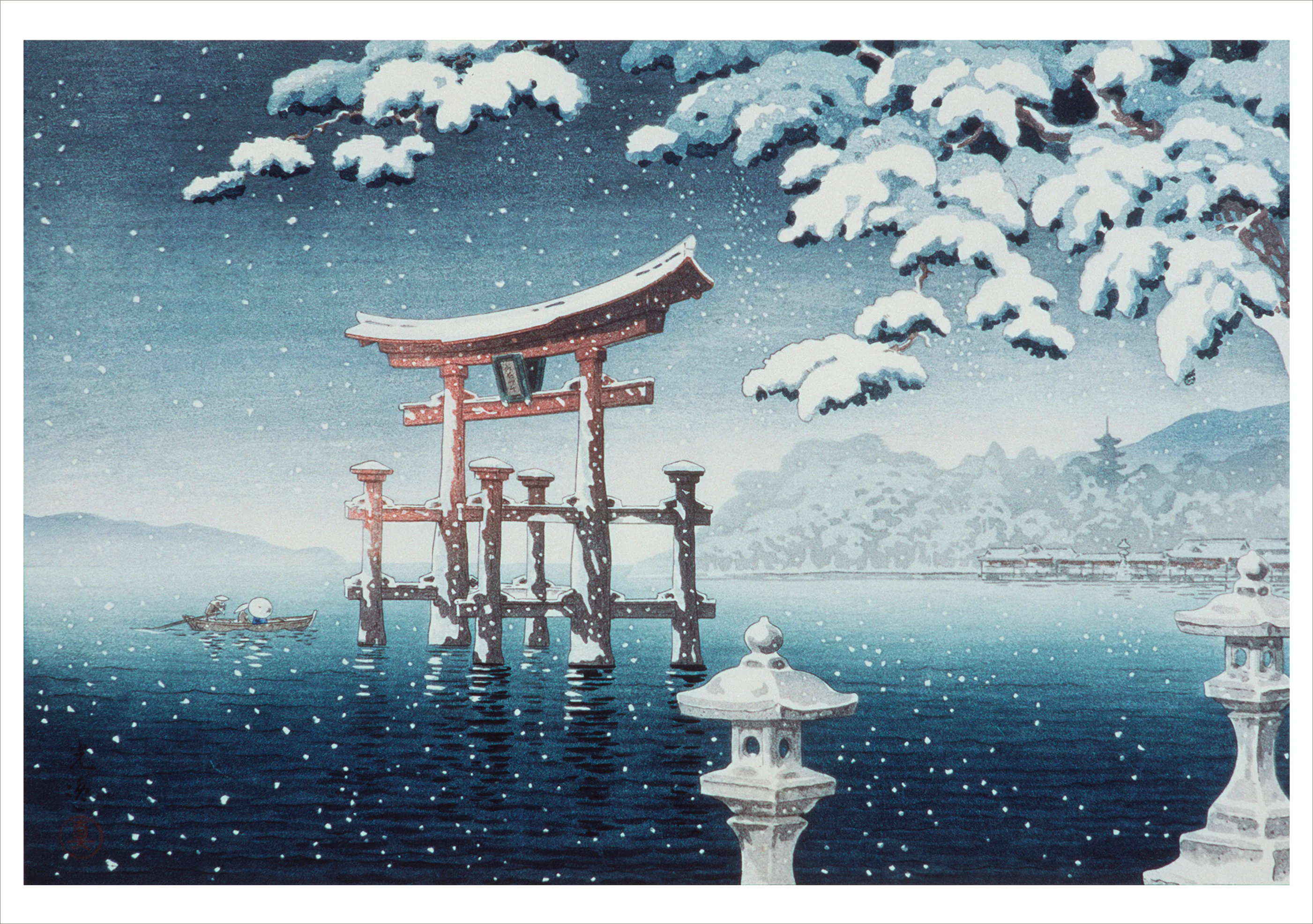 Haiku: Seasonal Japanese Art and Poetry Boxed Notecard Assortment - Image 5