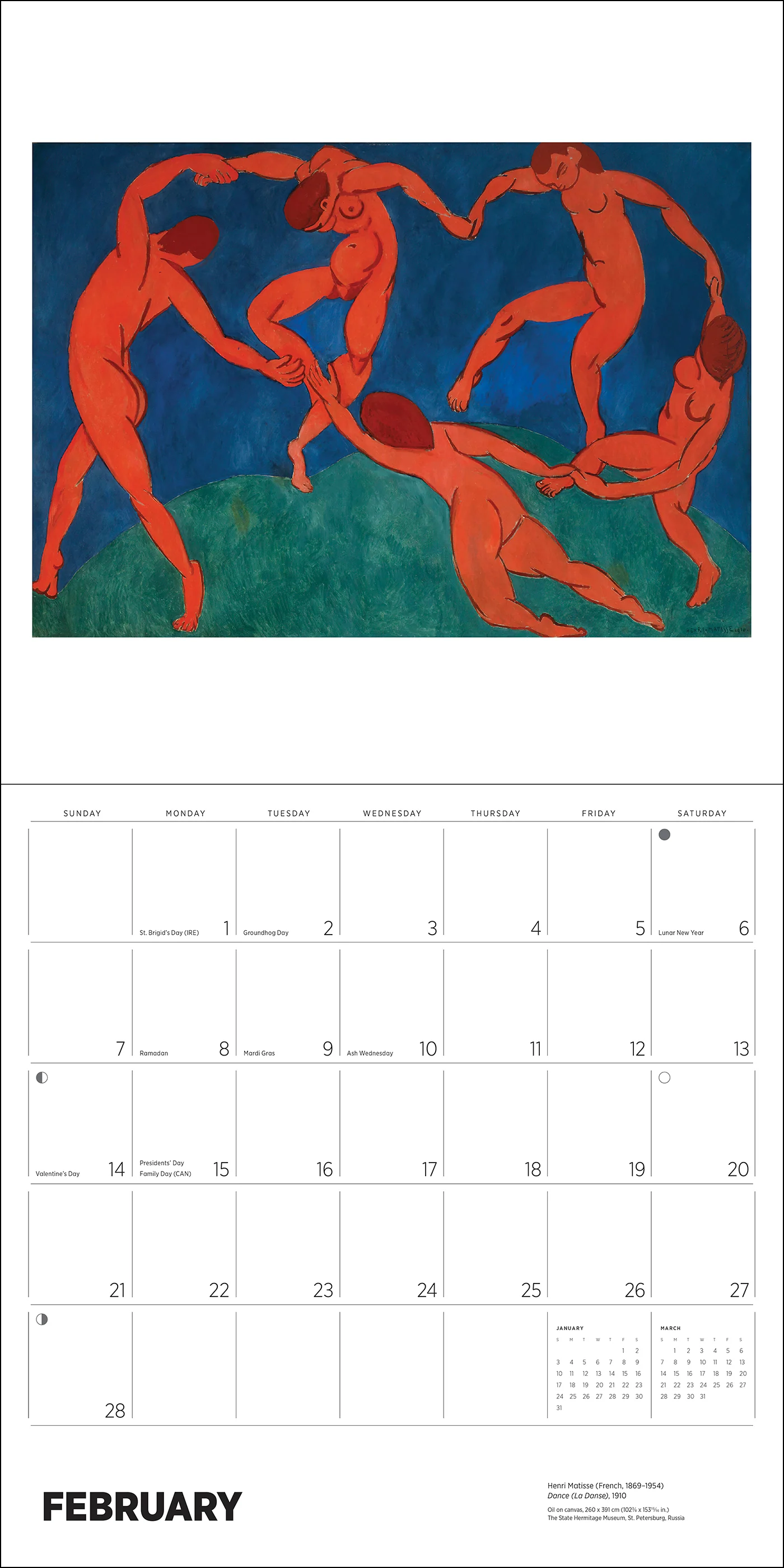 Henri Matisse 2027 Wall Calendar - Image 6