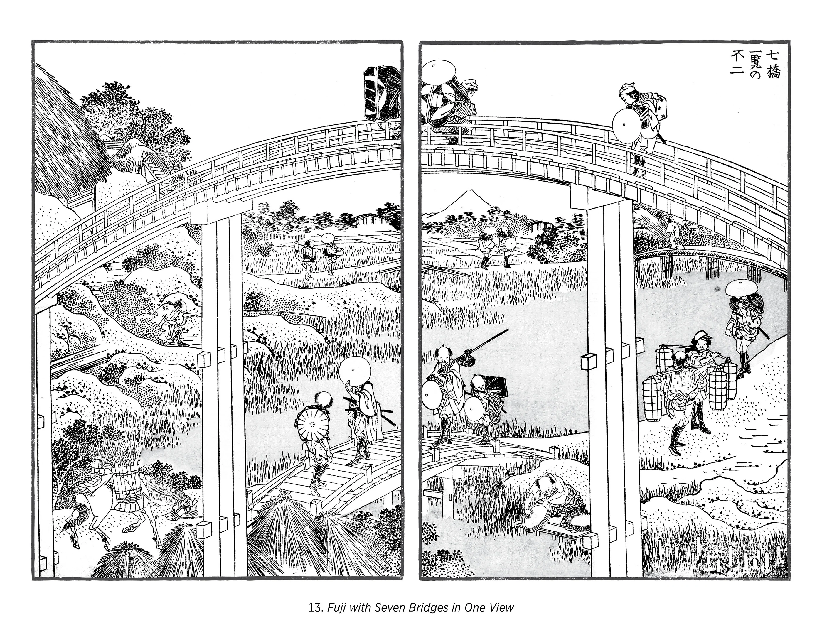 Hokusai: Views of Mt. Fuji Coloring Book - Image 5