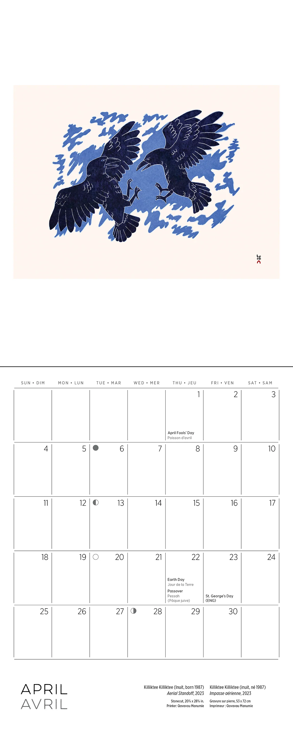 Inuit Art: Kinngait 2027 Mini Wall Calendar - Image 5