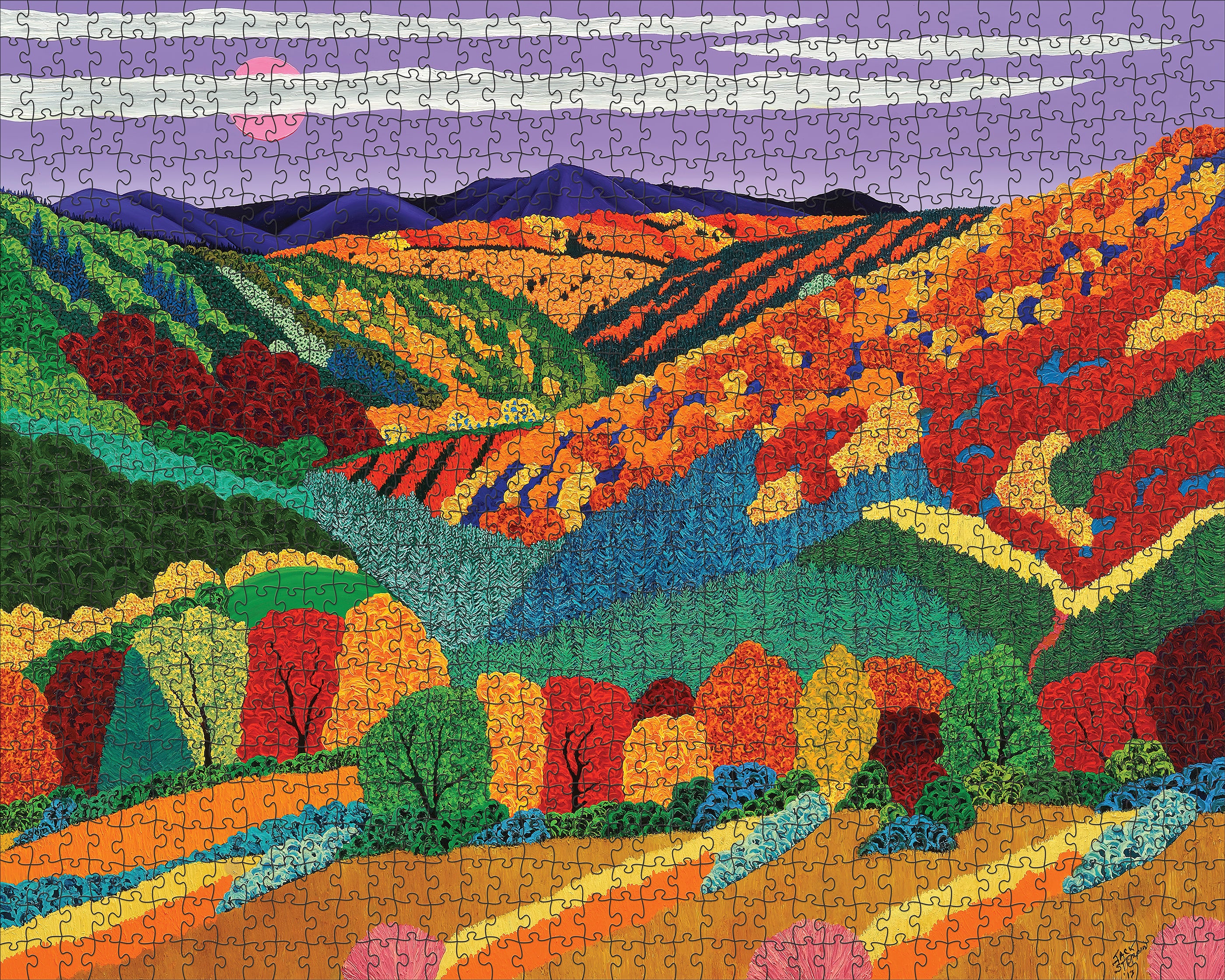 Jack Stuppin: Catskill Moon 1000-Piece Jigsaw Puzzle - Image 2