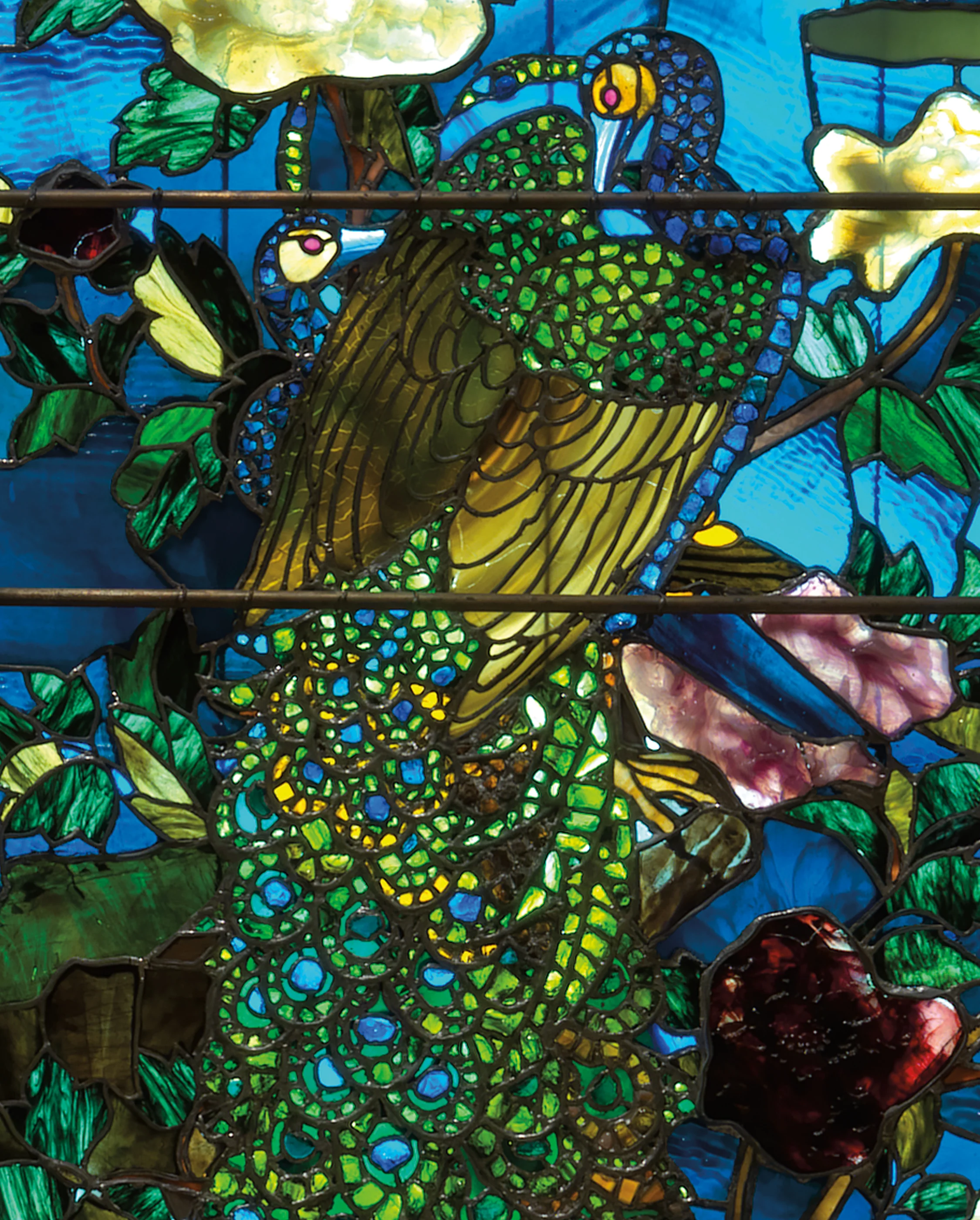 John La Farge: Peacocks and Peonies II Bookmark - Image 2