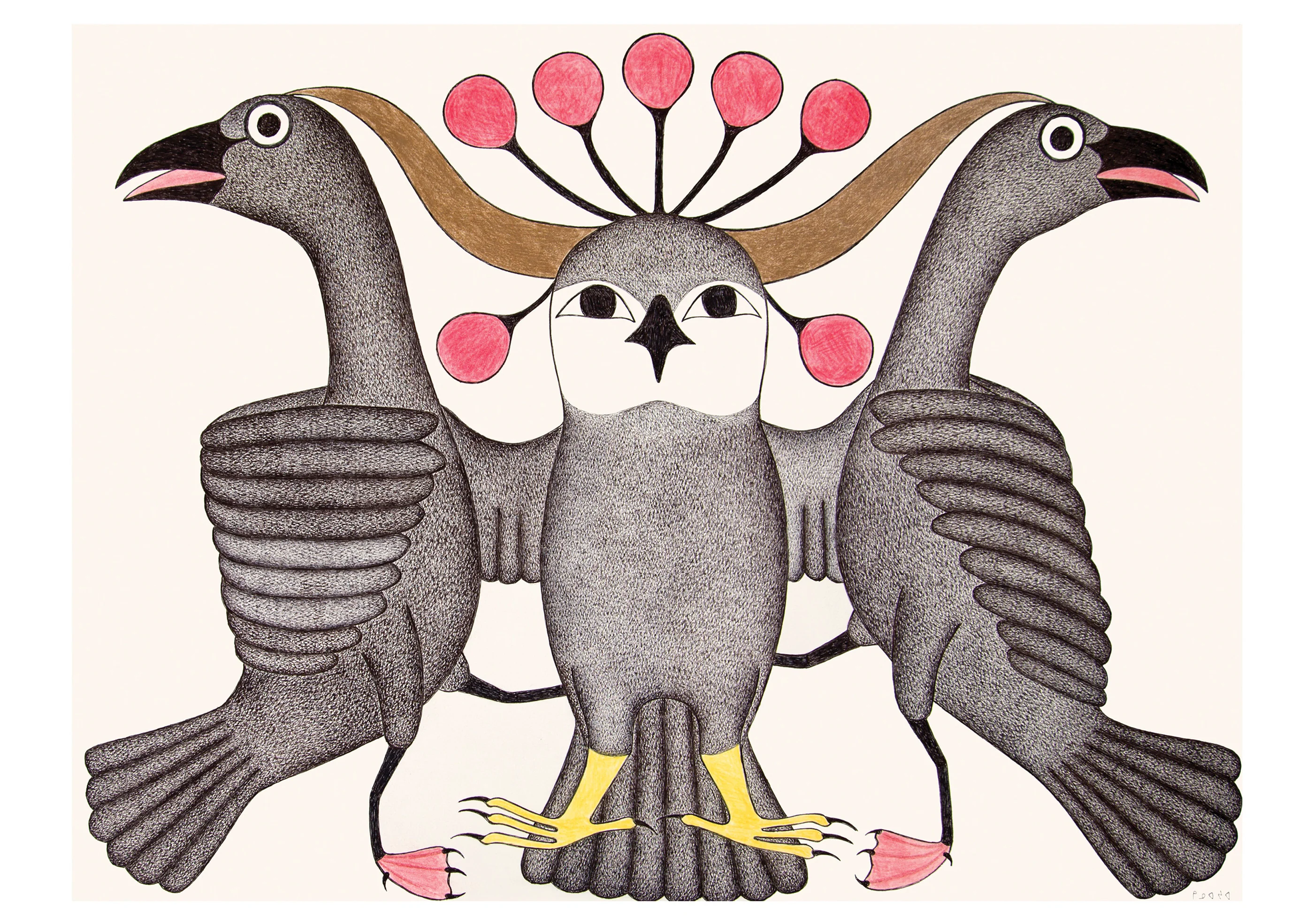 Kenojuak Ashevak: Inuit Art Drawings Boxed Notecard Assortment - Image 5