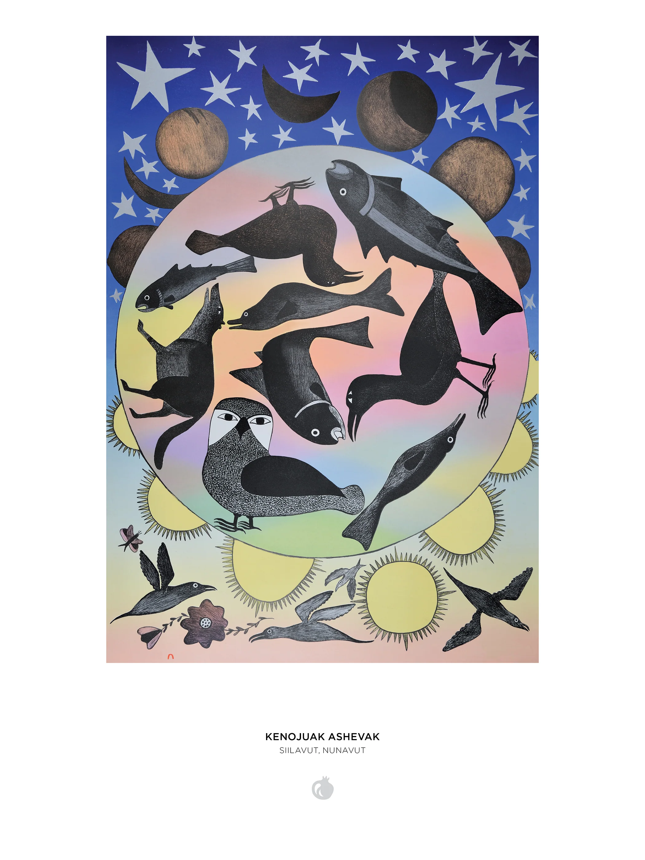 Kenojuak Ashevak: Siilavut, Nunavut 1000-Piece Jigsaw Puzzle - Image 3