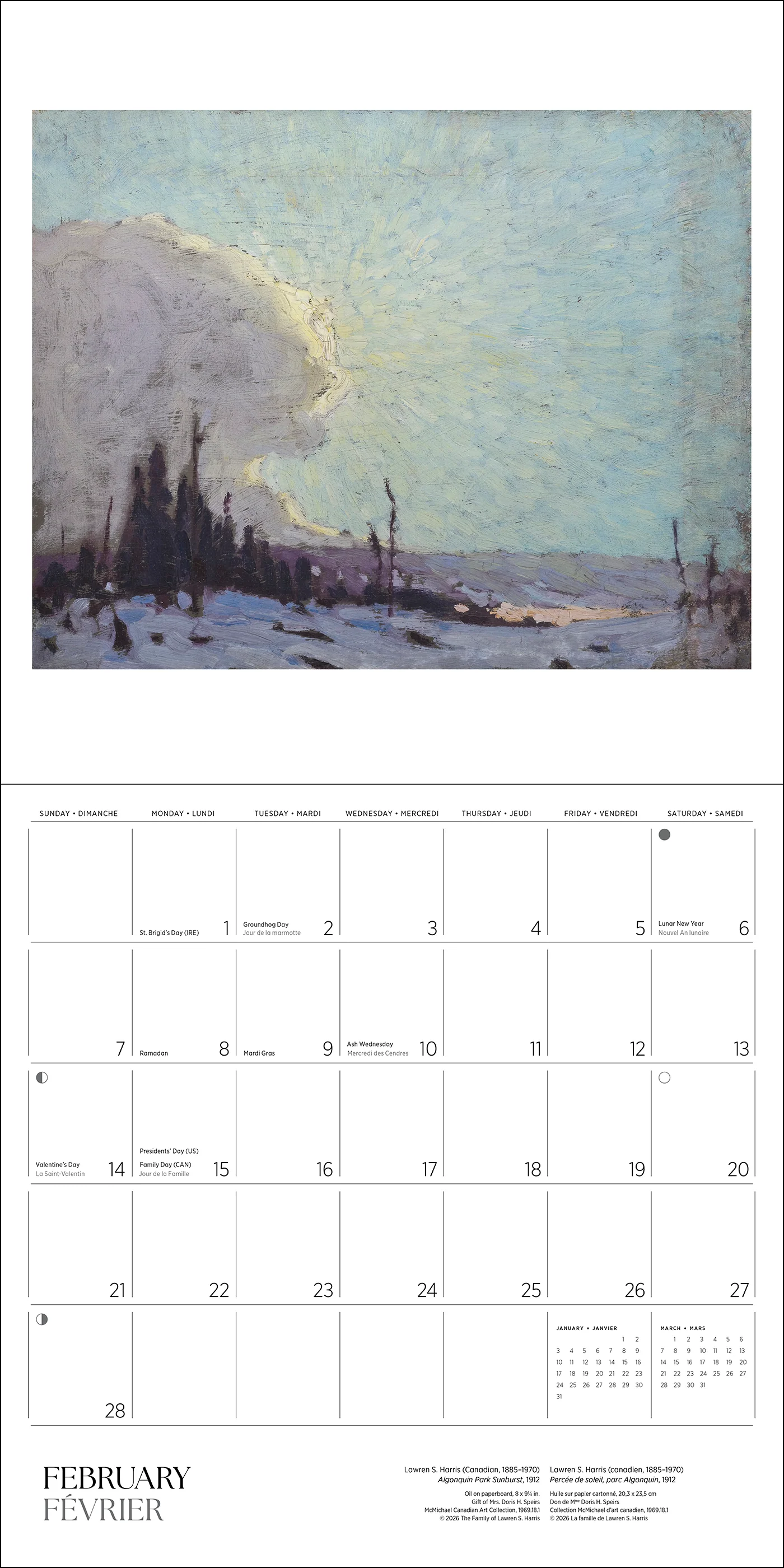 Lawren S. Harris 2027 Wall Calendar - Image 4