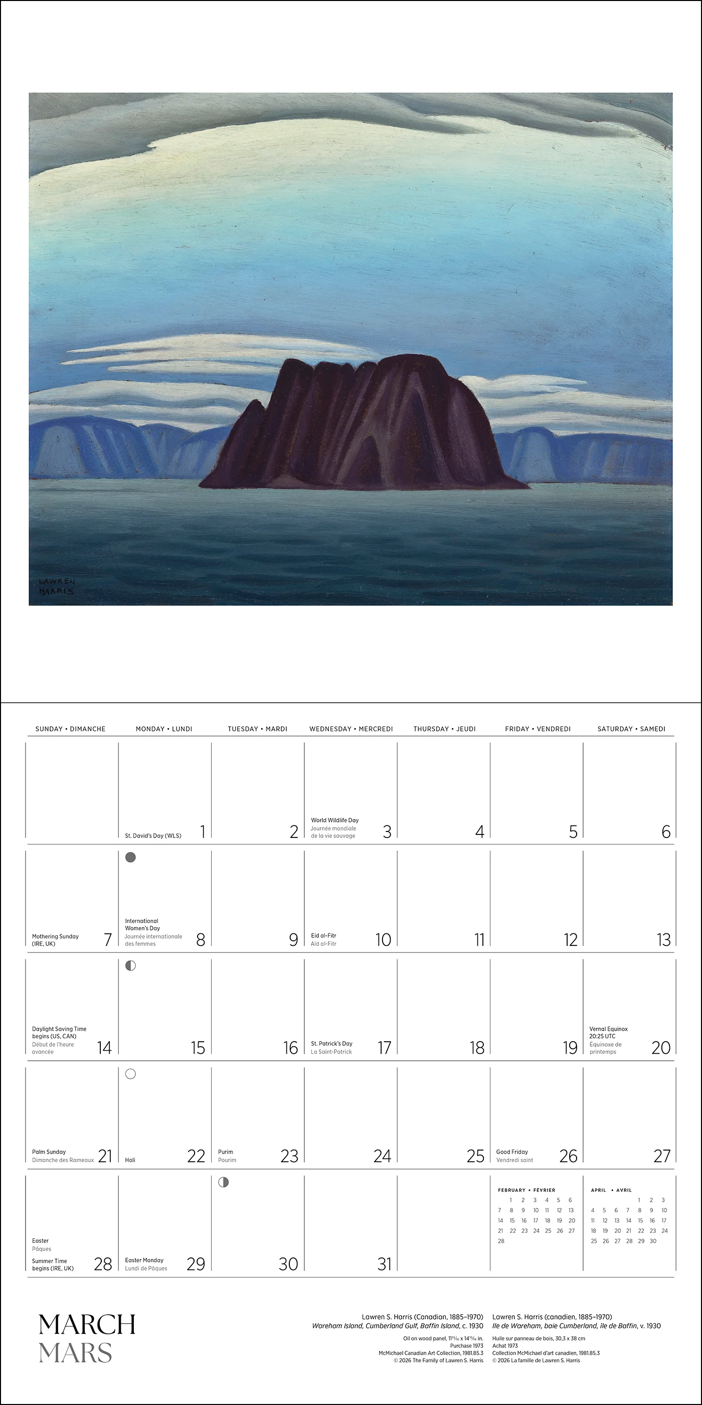 Lawren S. Harris 2027 Wall Calendar - Image 5