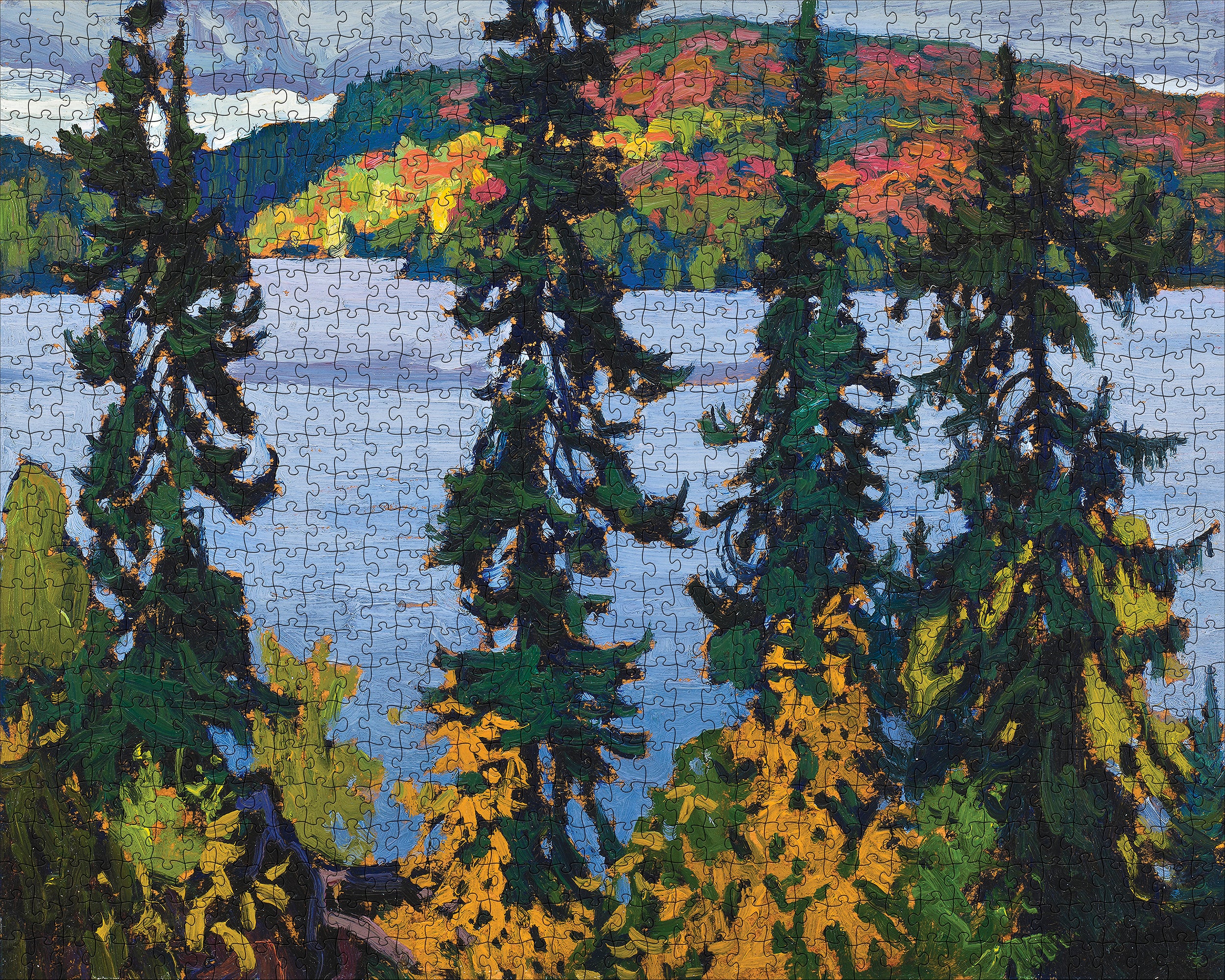 Lawren S. Harris: Montreal River 1000-Piece Jigsaw Puzzle - Image 2