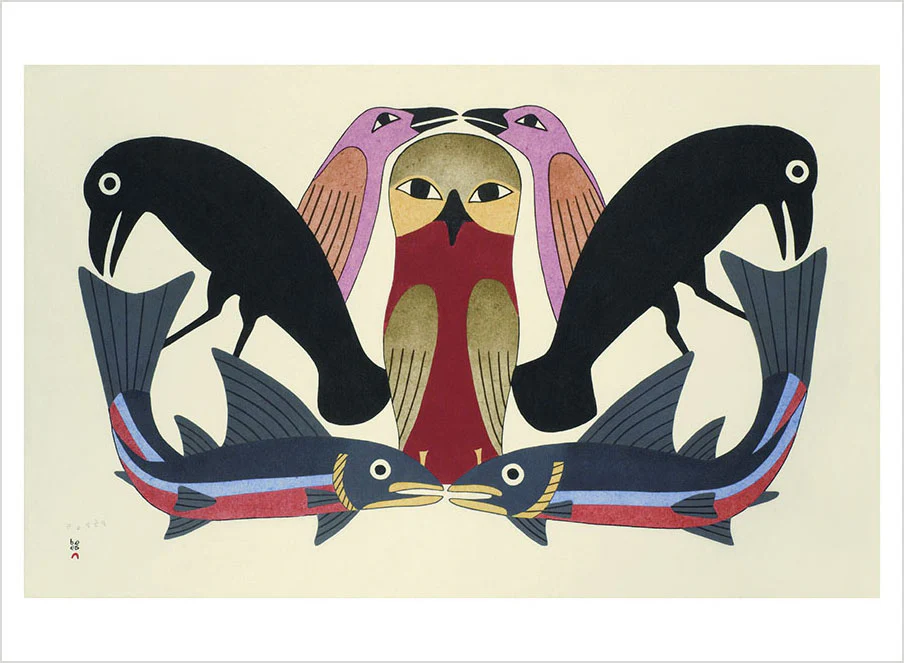 Life on the Land: Inuit Art from Kinngait Book of Postcards - Image 3