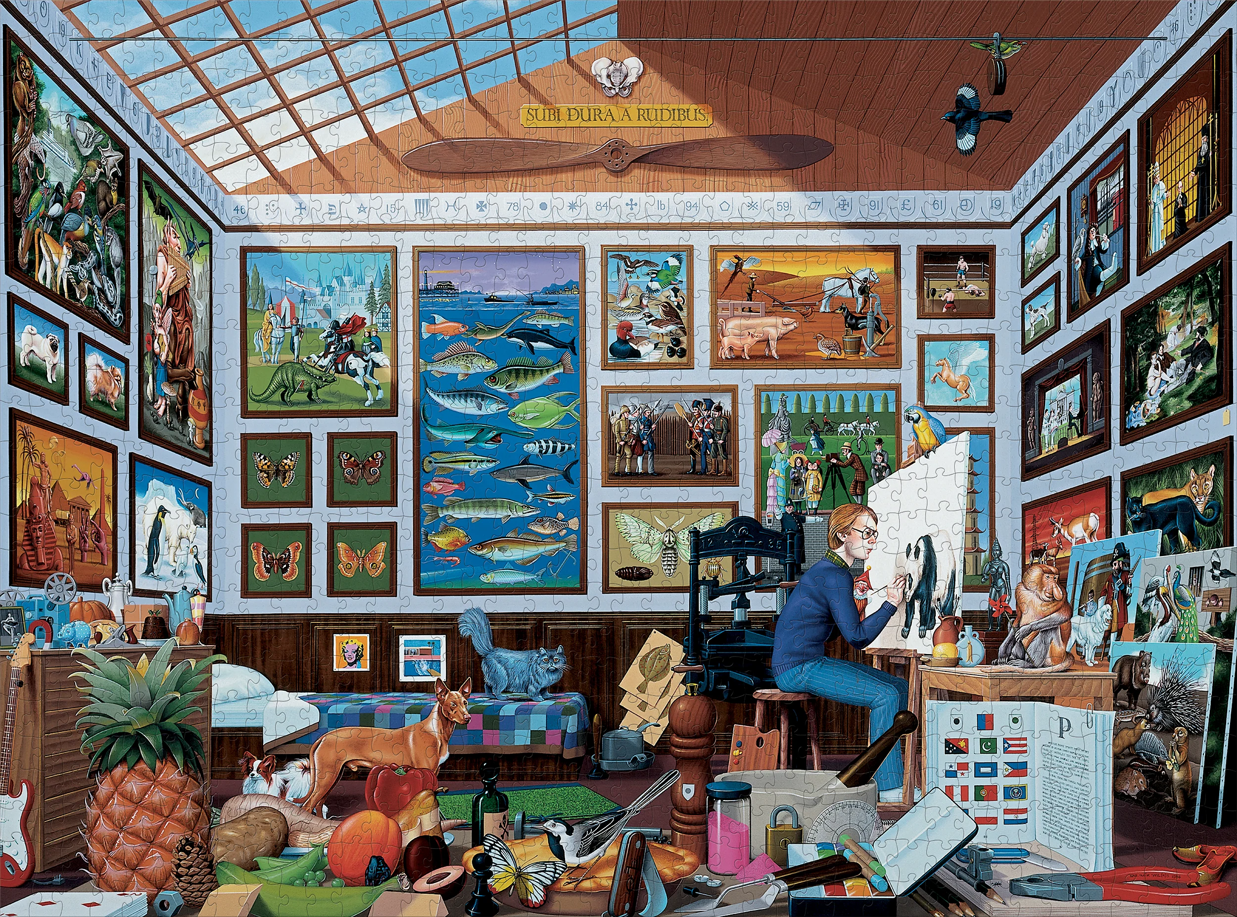 Mike Wilks: The Ultimate Alphabet: The Letter P 1000-piece Jigsaw Puzzle - Image 2