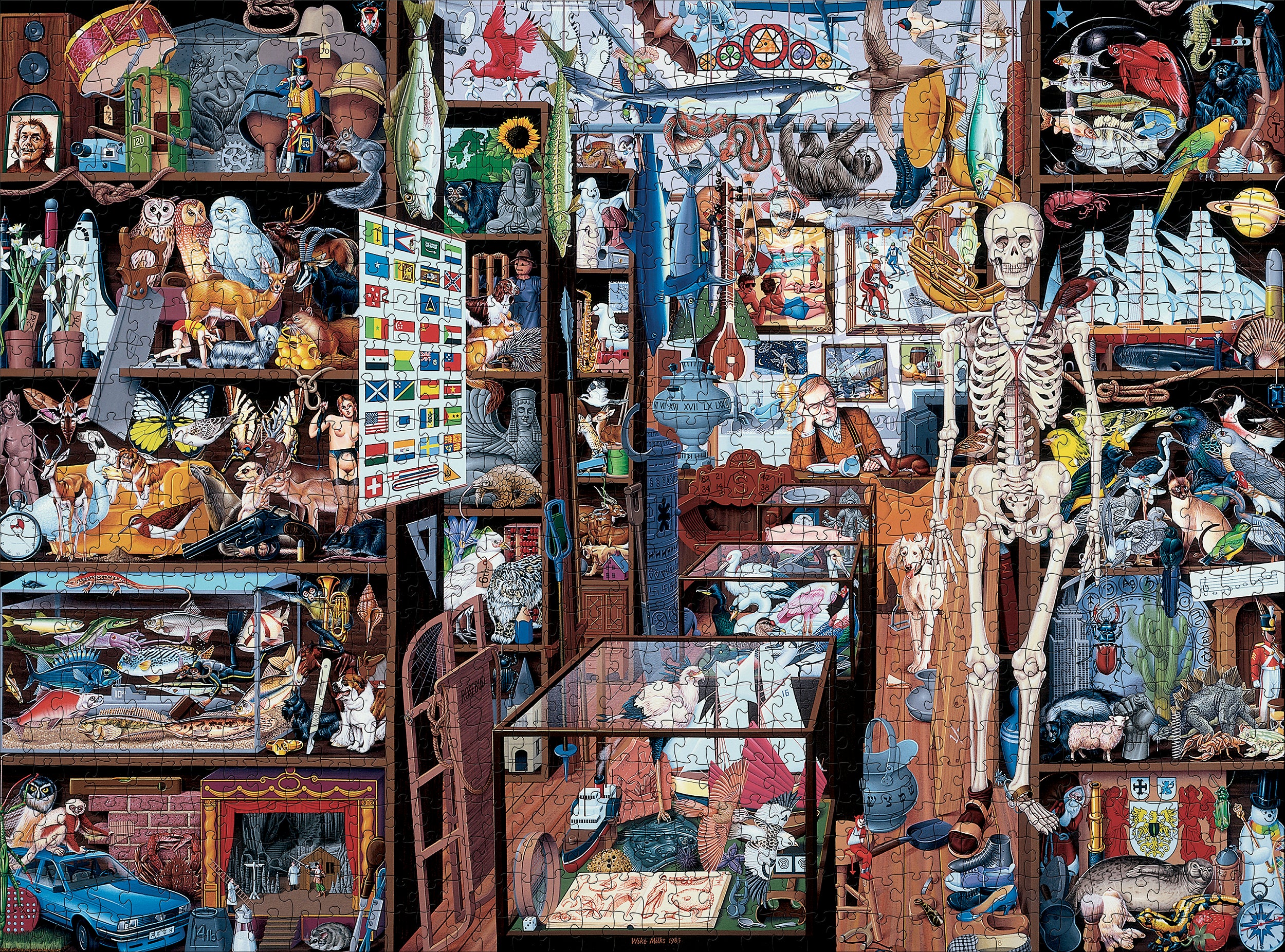 Mike Wilks: The Ultimate Alphabet: The Letter S 1000-piece Jigsaw Puzzle - Image 2