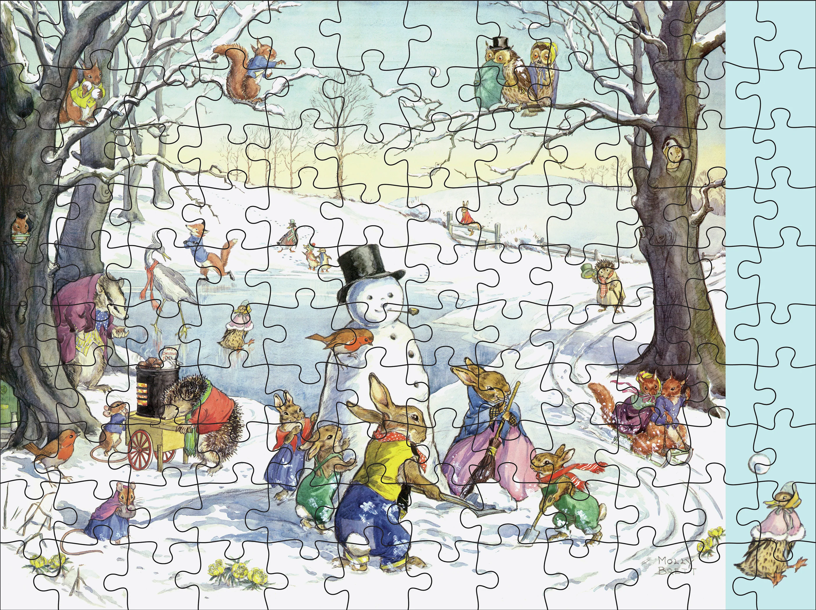 Molly Brett: Woodland Adventures 120-Piece Double-Sided Jigsaw Puzzle Set - Image 5