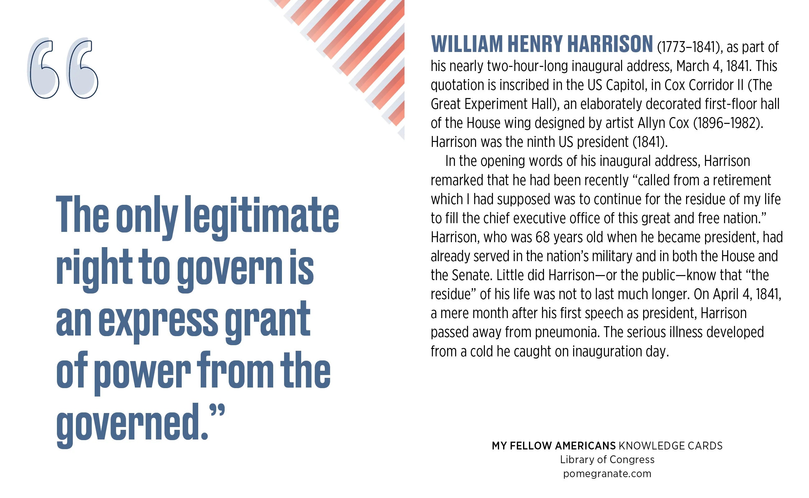 My Fellow Americans: Quotes from U.S. Presidents Knowledge Cards - Image 4