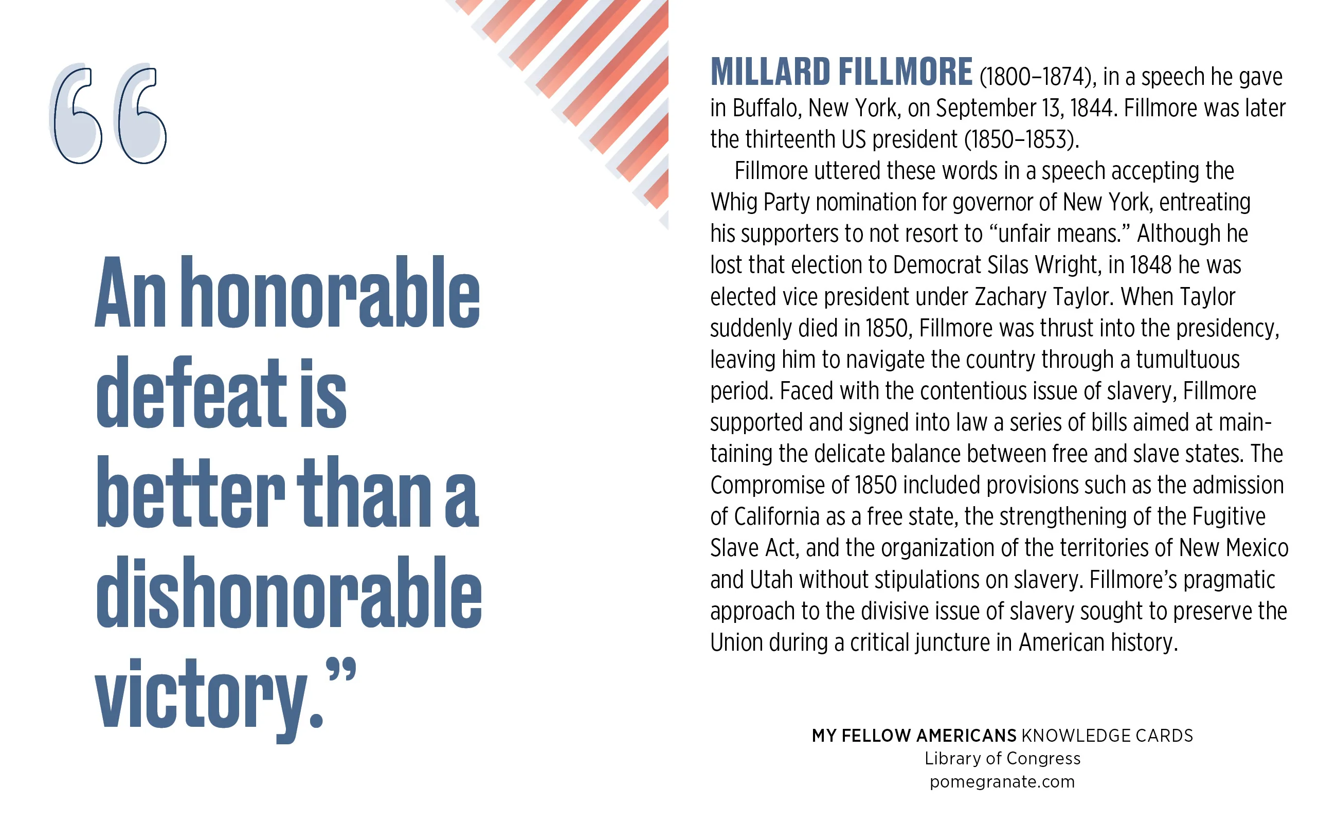 My Fellow Americans: Quotes from U.S. Presidents Knowledge Cards - Image 5