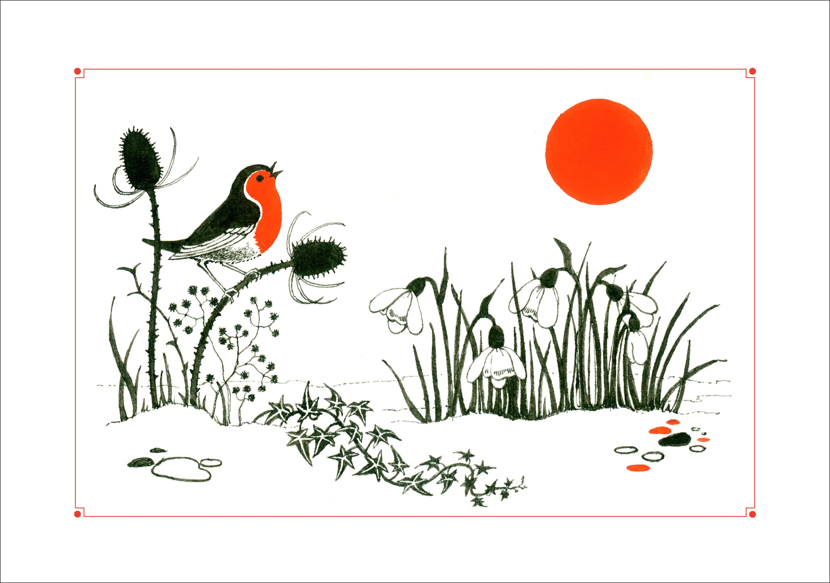 Patricia Burgess: Jolly Robins Holiday Card Assortment - Image 2