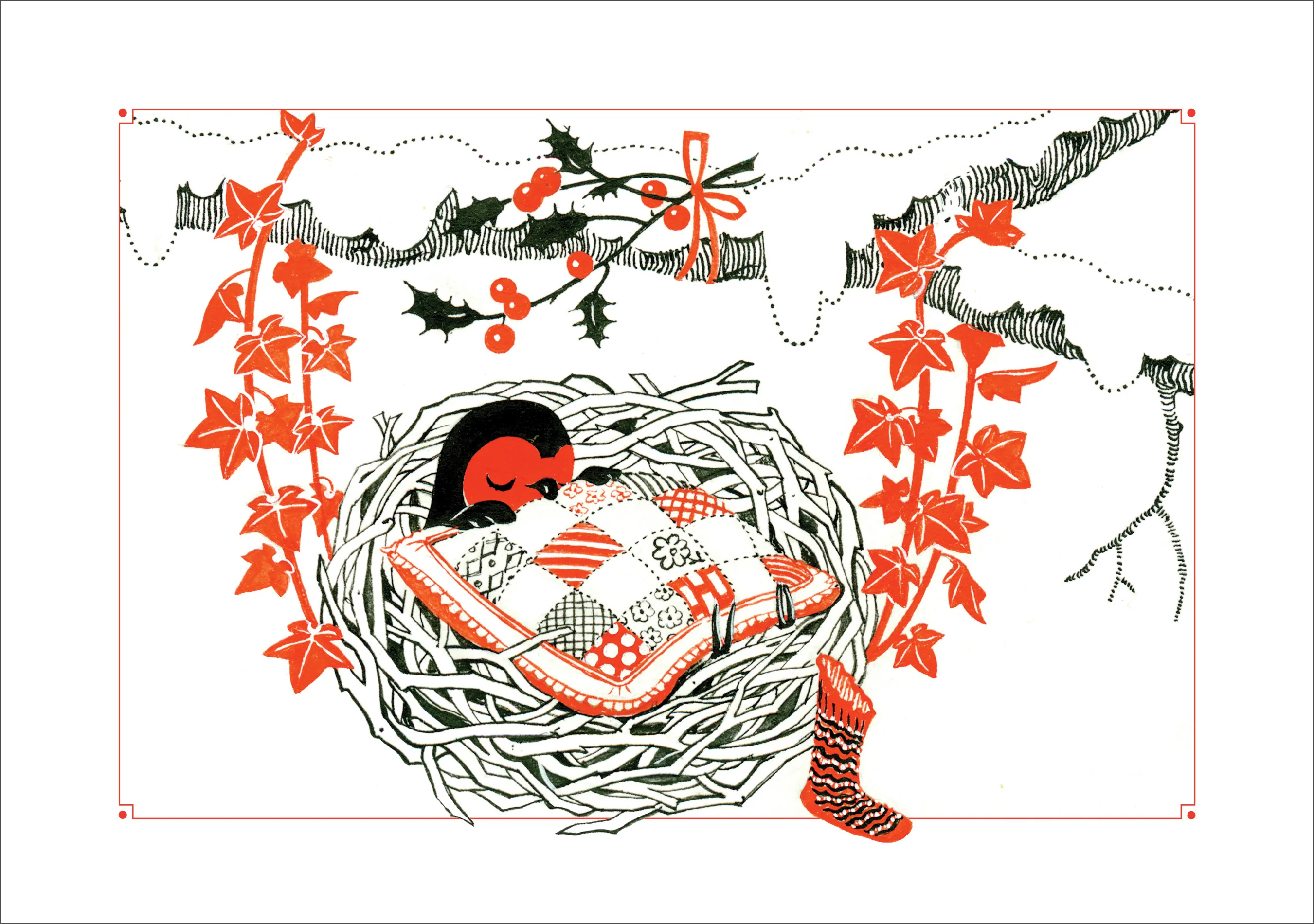 Patricia Burgess: Jolly Robins Holiday Card Assortment - Image 3