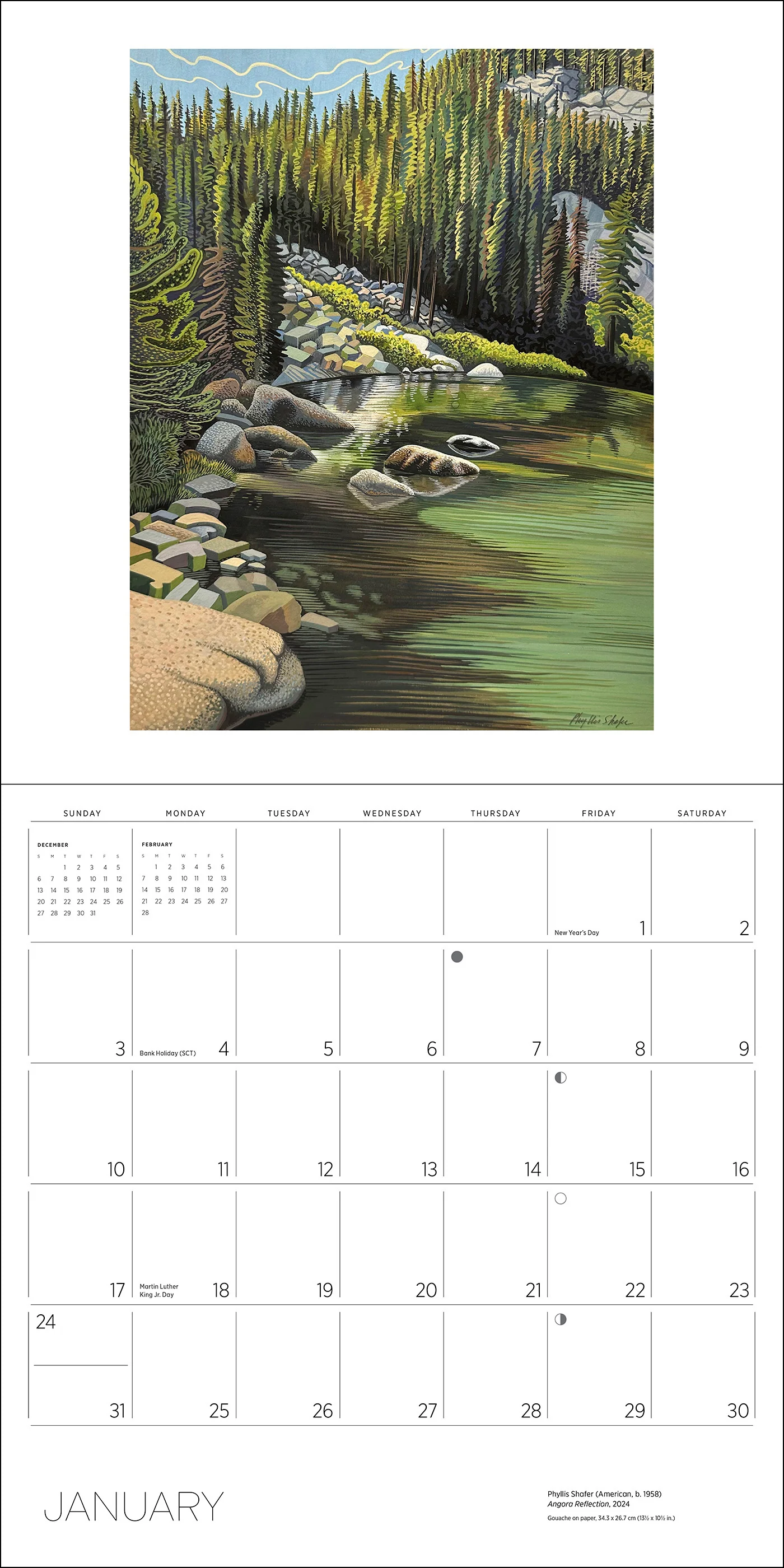 Phyllis Shafer: Nature Divine 2027 Wall Calendar - Image 3