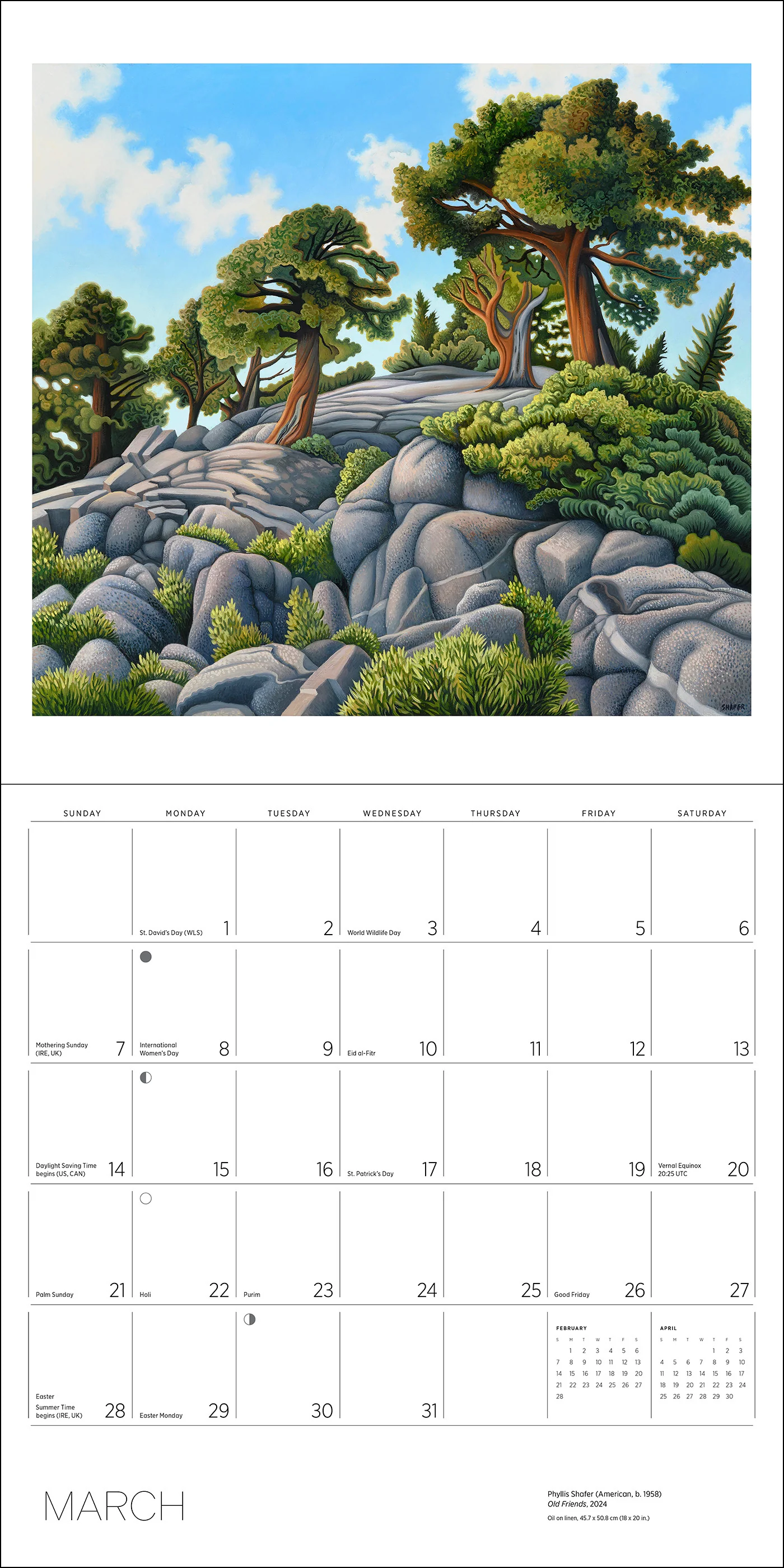 Phyllis Shafer: Nature Divine 2027 Wall Calendar - Image 4