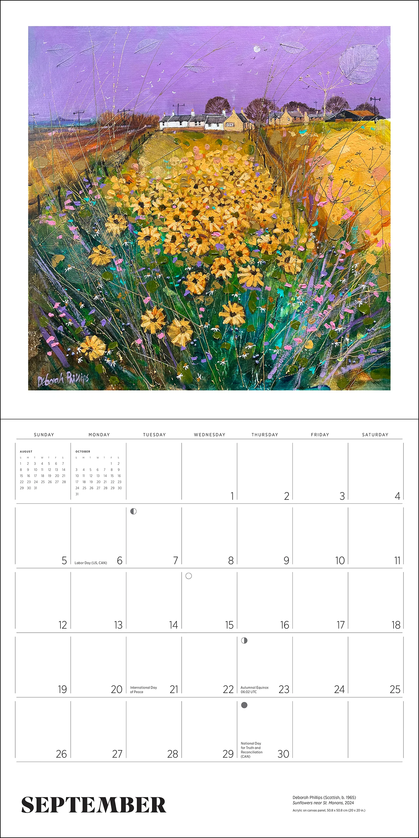 Scotland: The Art of Deborah Phillips 2027 Wall Calendar - Image 5