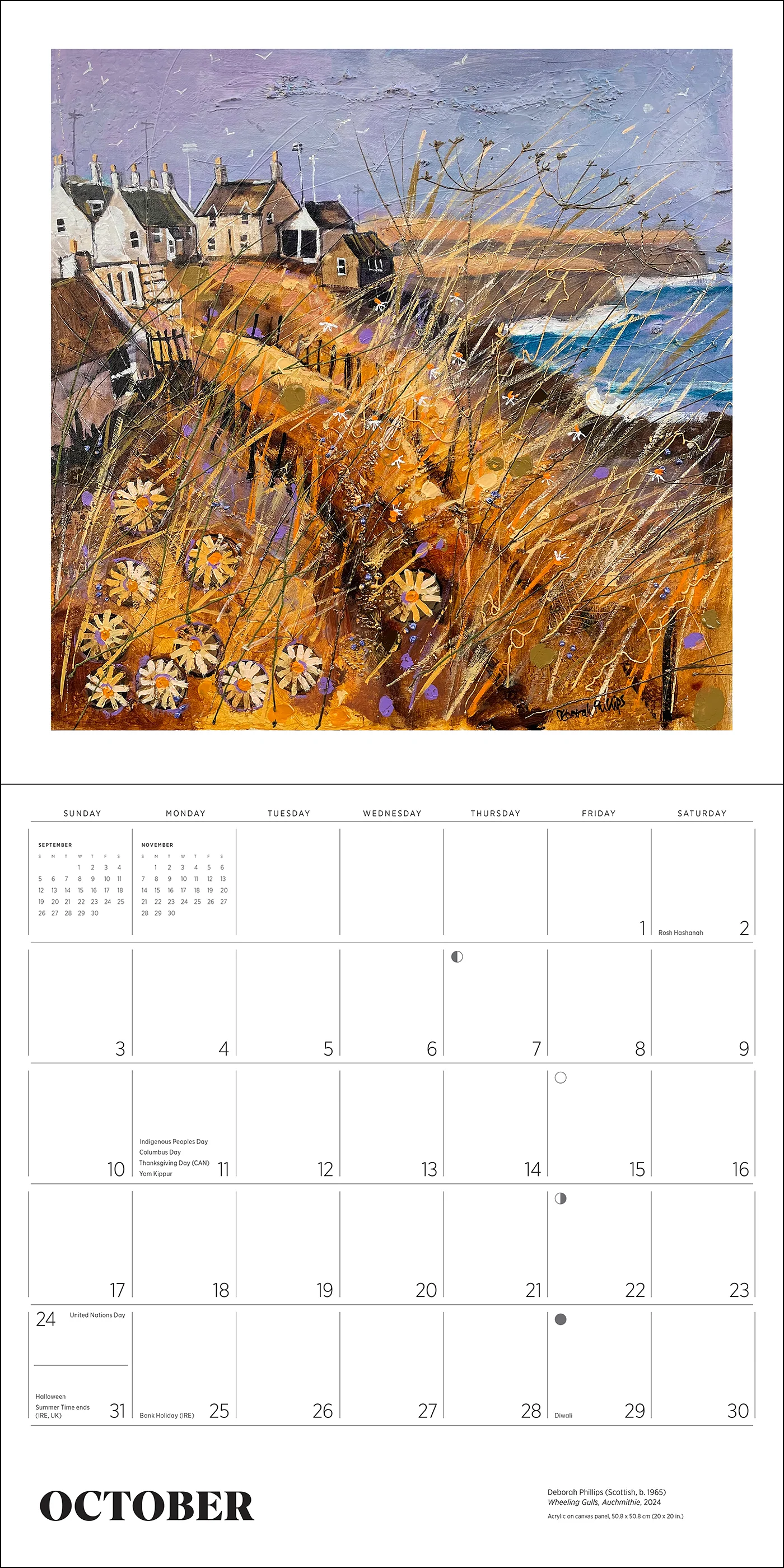 Scotland: The Art of Deborah Phillips 2027 Wall Calendar - Image 6