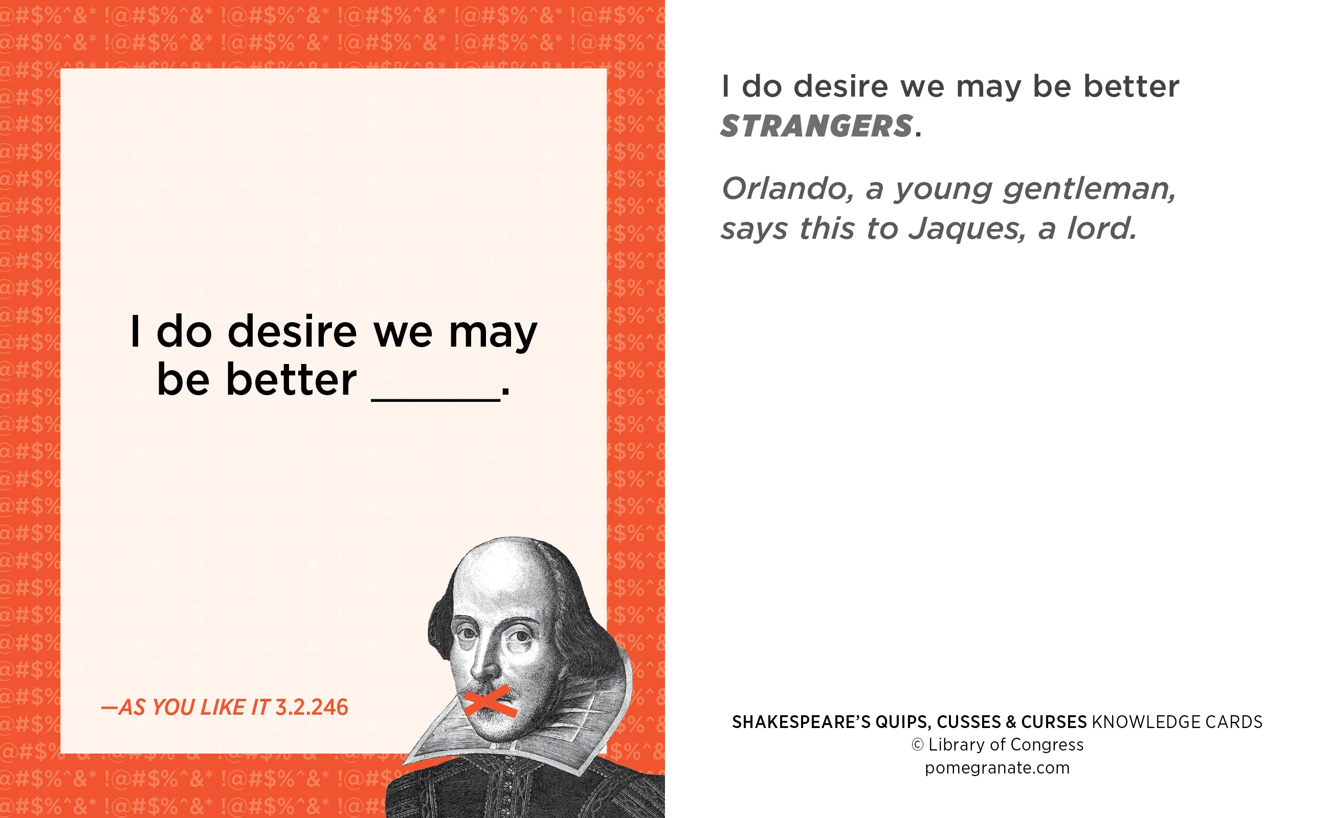 Shakespeare’s Quips, Cusses & Curses Knowledge Cards - Image 4