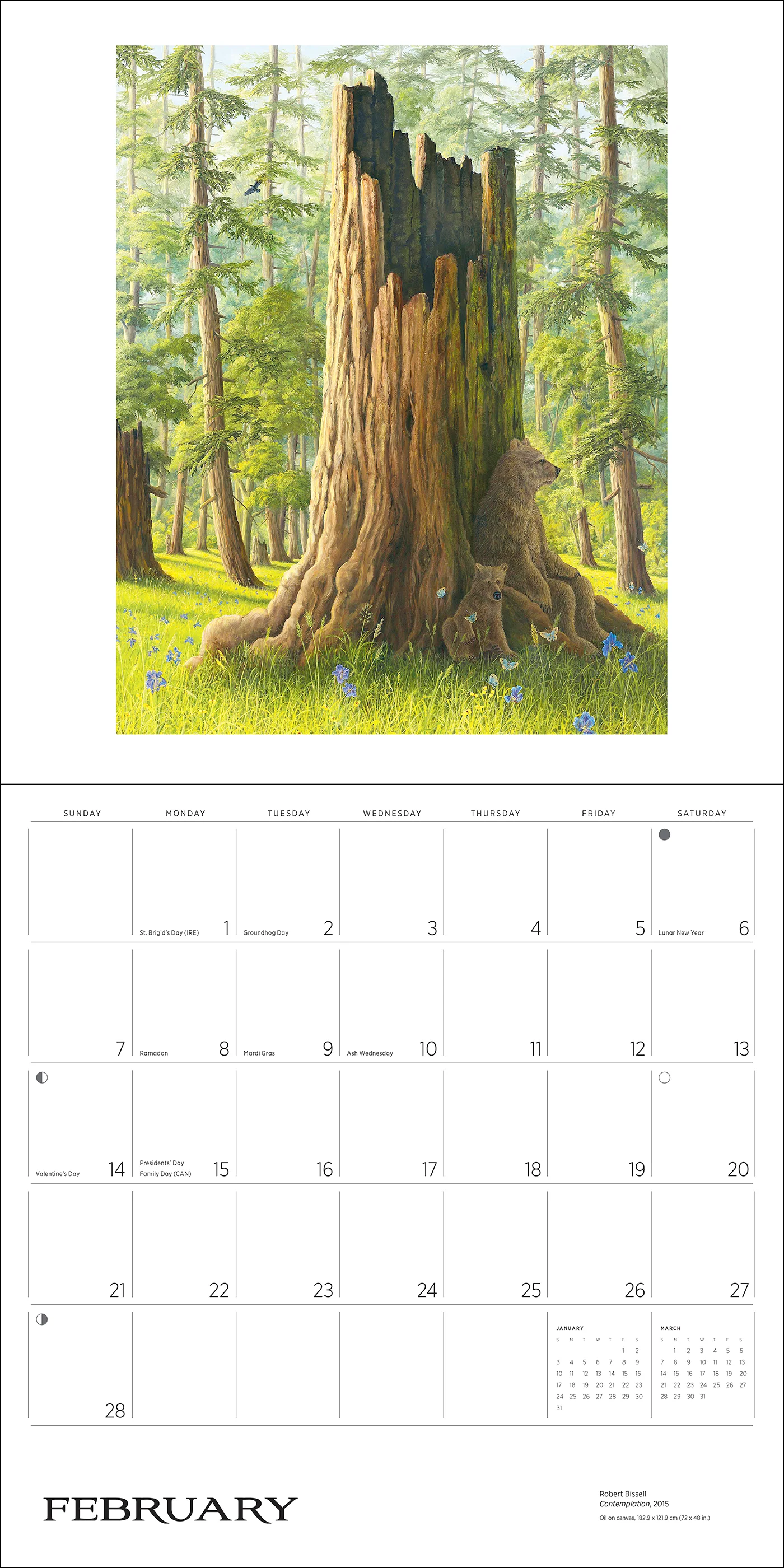 Spirit: The Paintings of Robert Bissell 2027 Wall Calendar - Image 6
