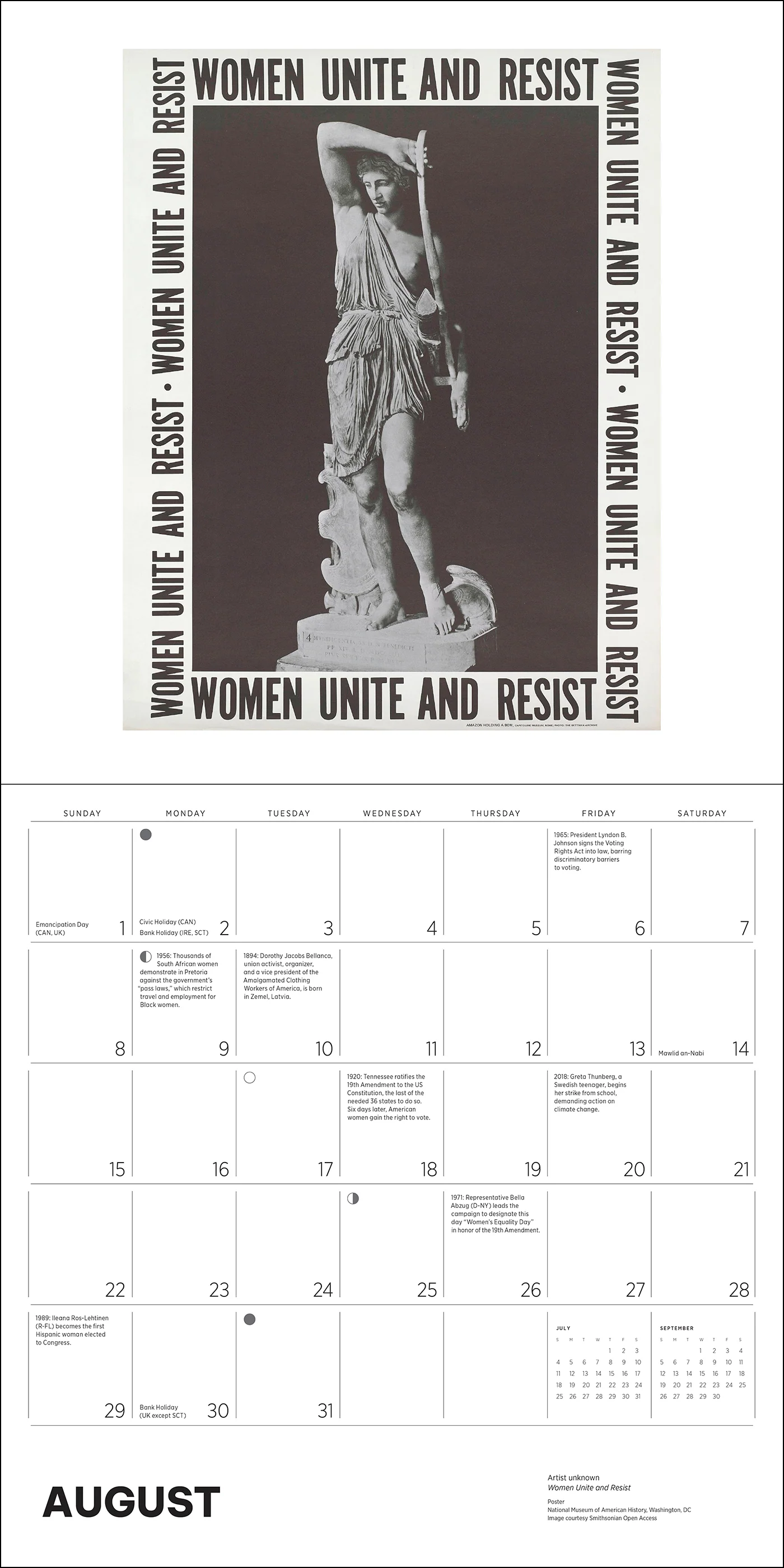 The Fight for Women’s Rights 2027 Wall Calendar - Image 2