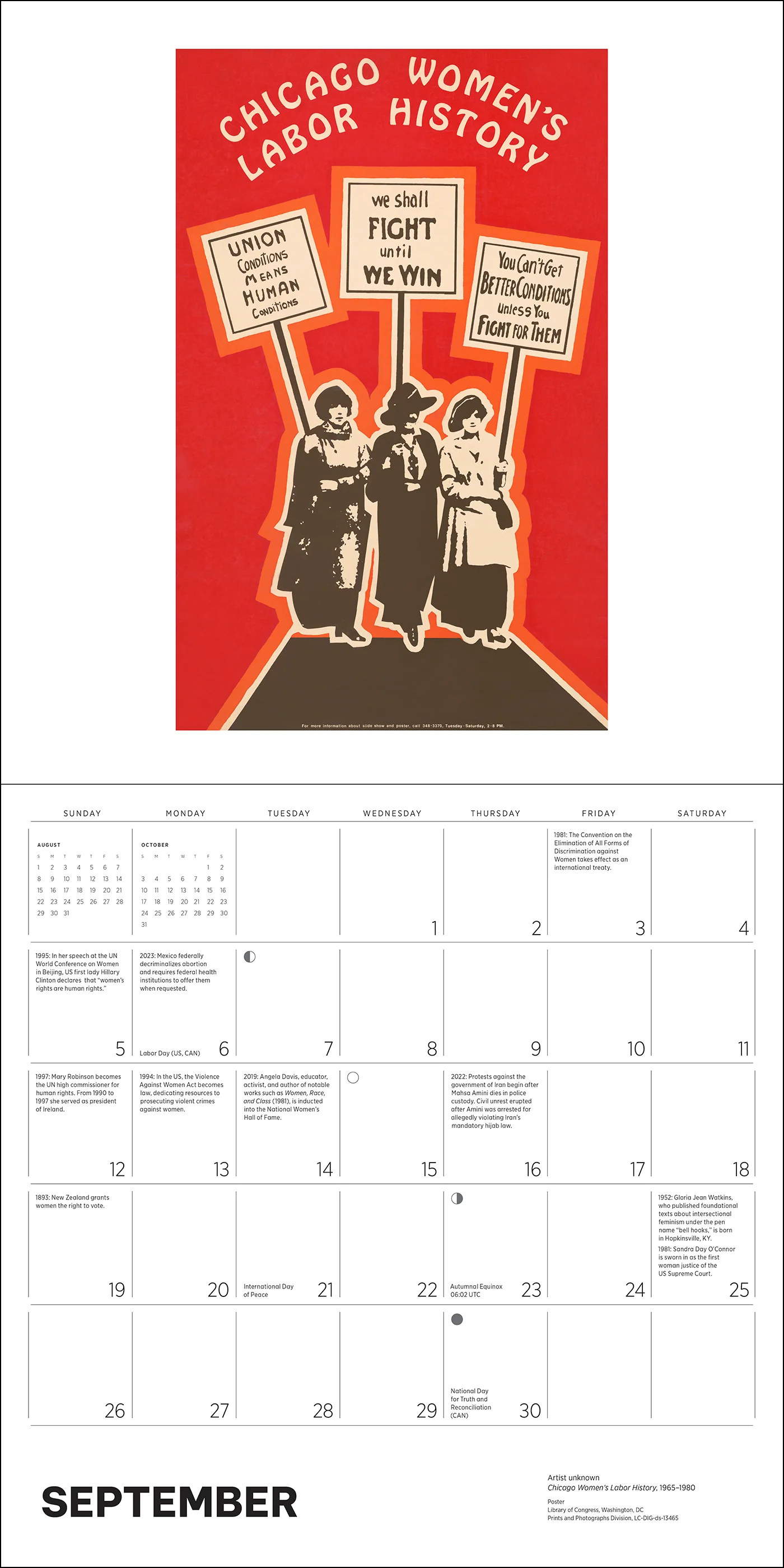 The Fight for Women’s Rights 2027 Wall Calendar - Image 3