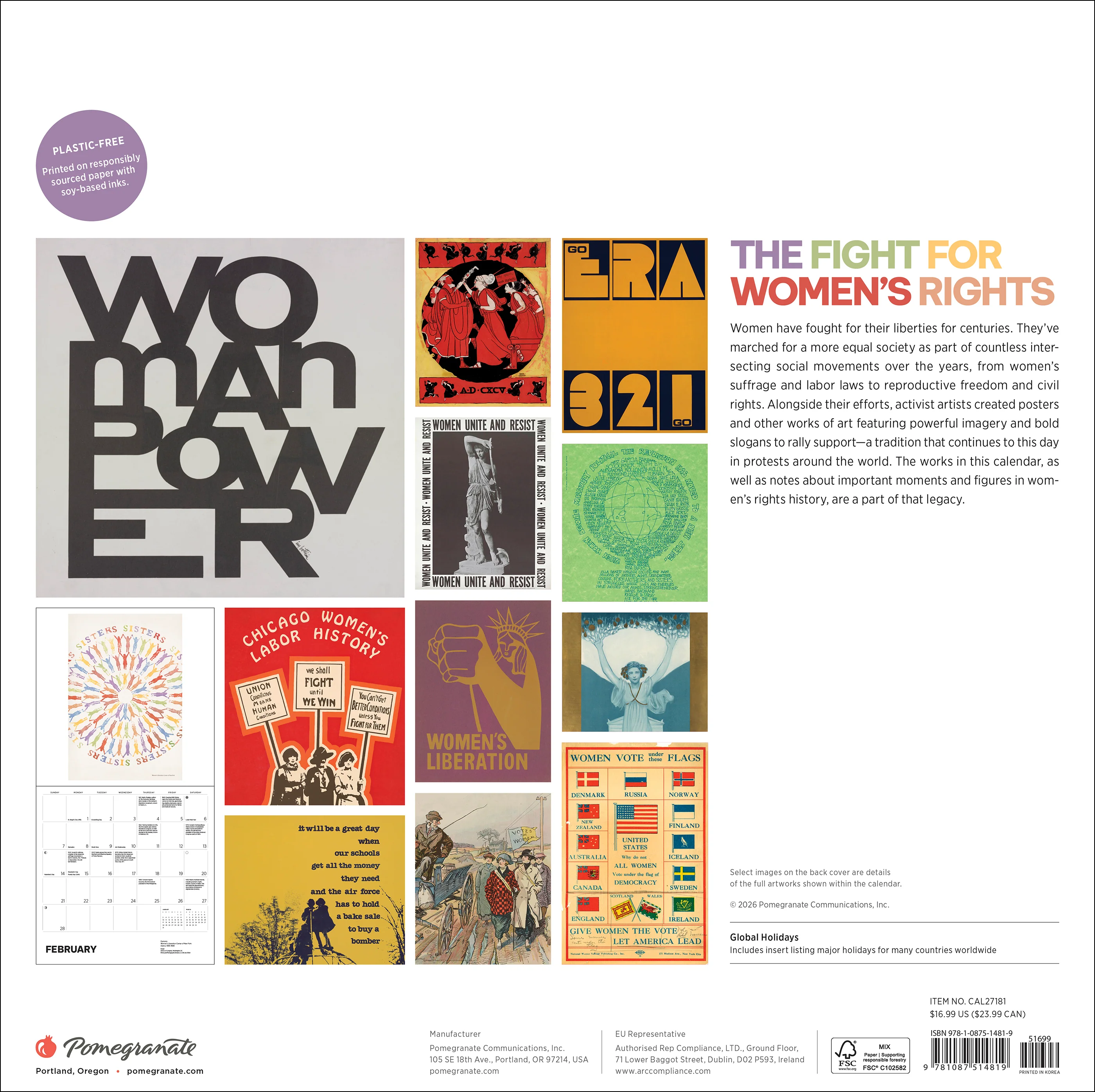 The Fight for Women’s Rights 2027 Wall Calendar - Image 7