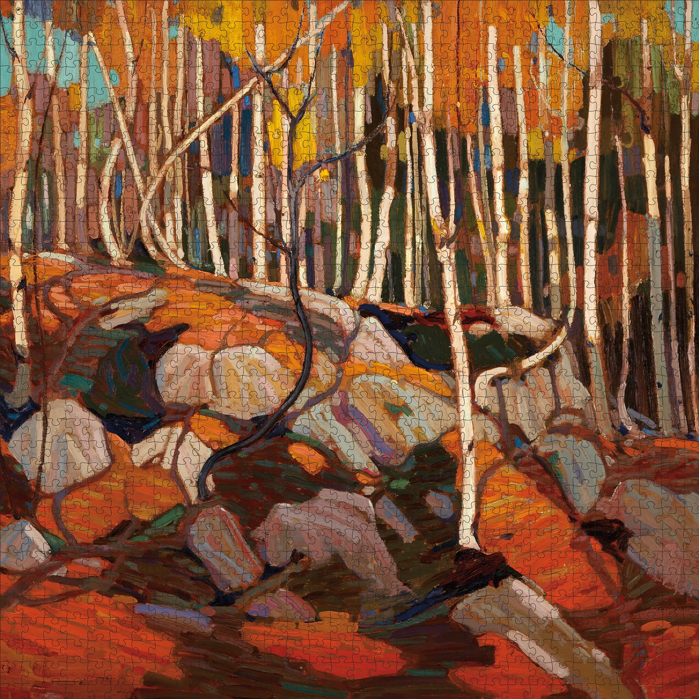 Tom Thomson: The Birch Grove, Autumn 1000-Piece Jigsaw Puzzle - Image 2